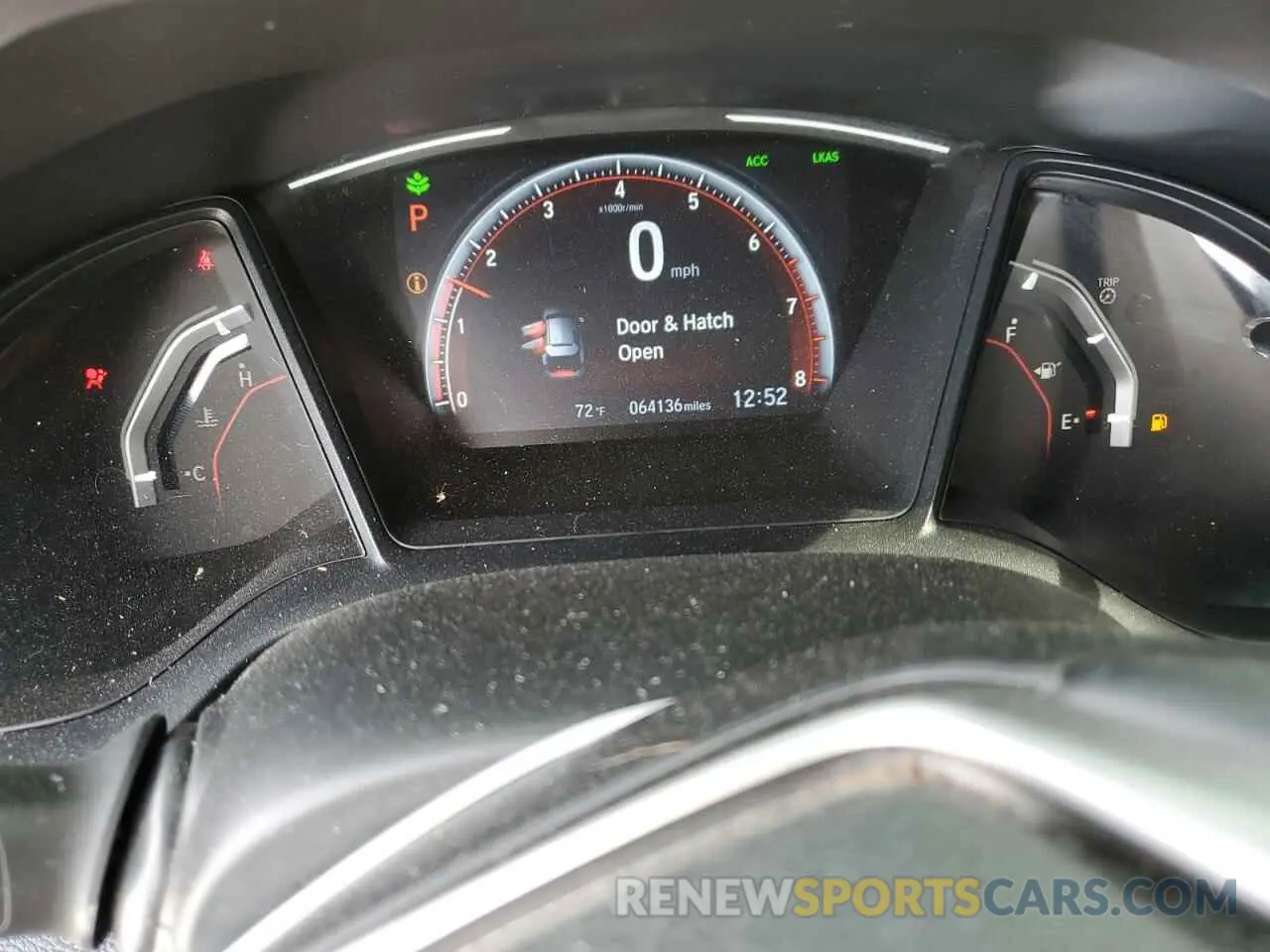 9 fotografías del automóvil dañado SHHFK7H44MU209574 HONDA CIVIC 2021