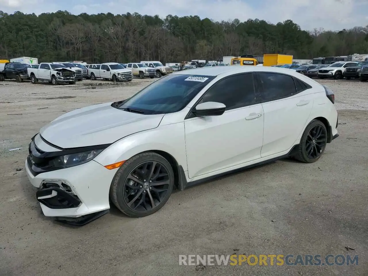 1 fotografías del automóvil dañado SHHFK7H44MU212913 HONDA CIVIC 2021