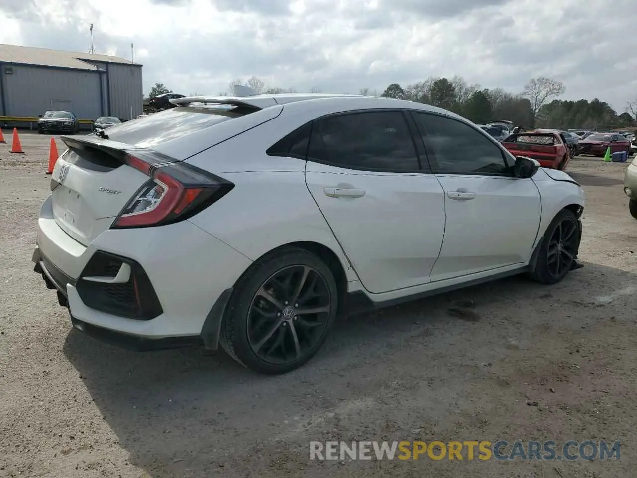 3 fotografías del automóvil dañado SHHFK7H44MU212913 HONDA CIVIC 2021