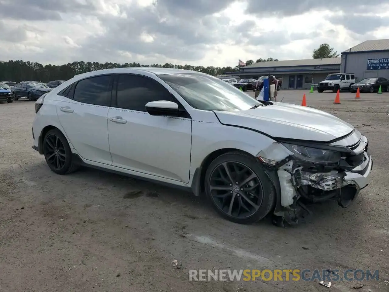 4 fotografías del automóvil dañado SHHFK7H44MU212913 HONDA CIVIC 2021