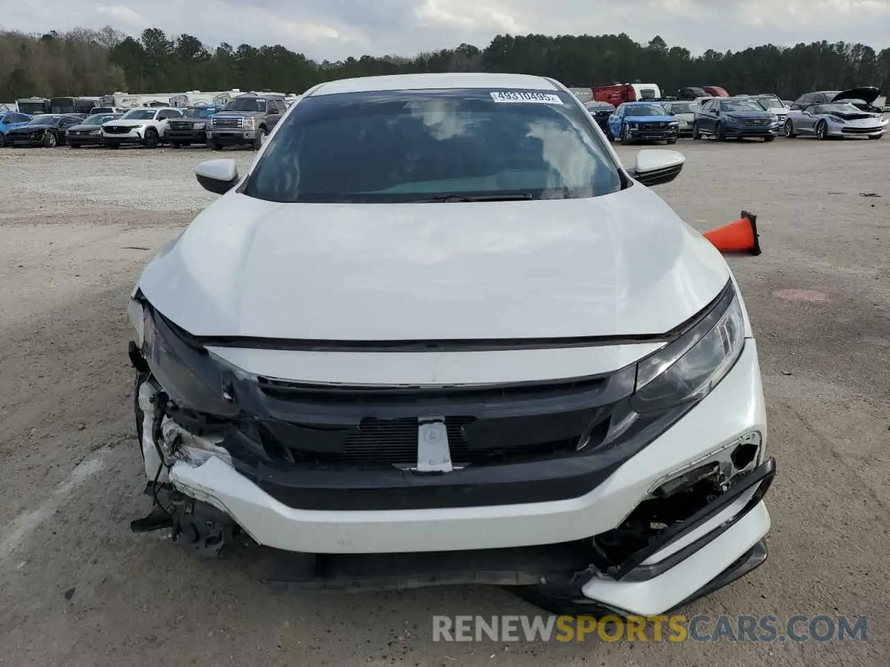 5 fotografías del automóvil dañado SHHFK7H44MU212913 HONDA CIVIC 2021