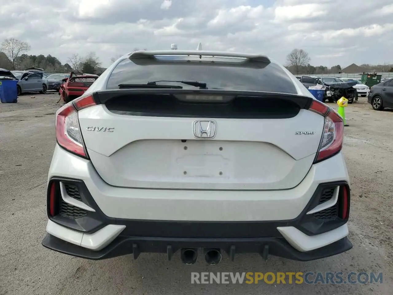 6 fotografías del automóvil dañado SHHFK7H44MU212913 HONDA CIVIC 2021