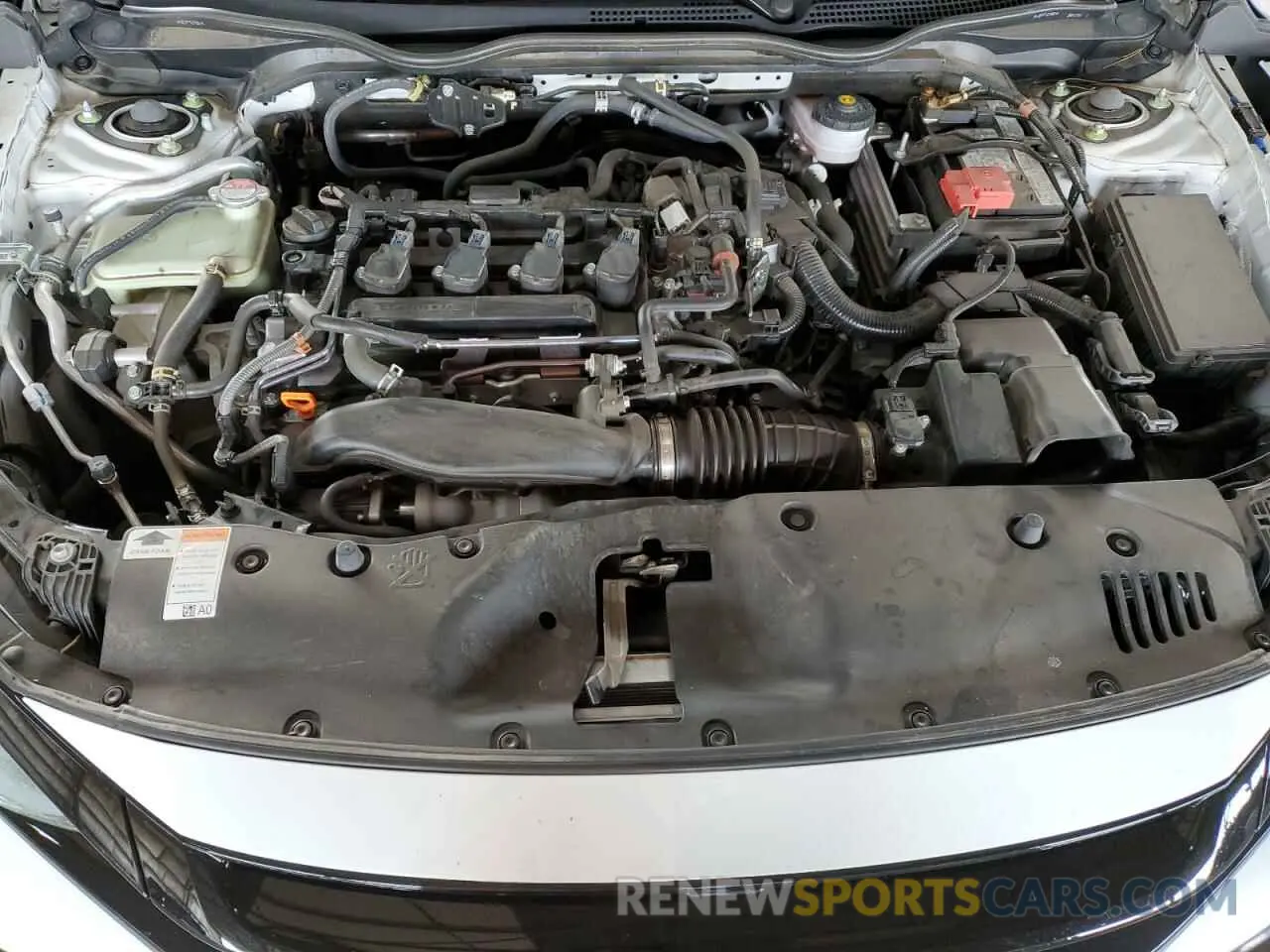 12 fotografías del automóvil dañado SHHFK7H44MU223300 HONDA CIVIC 2021