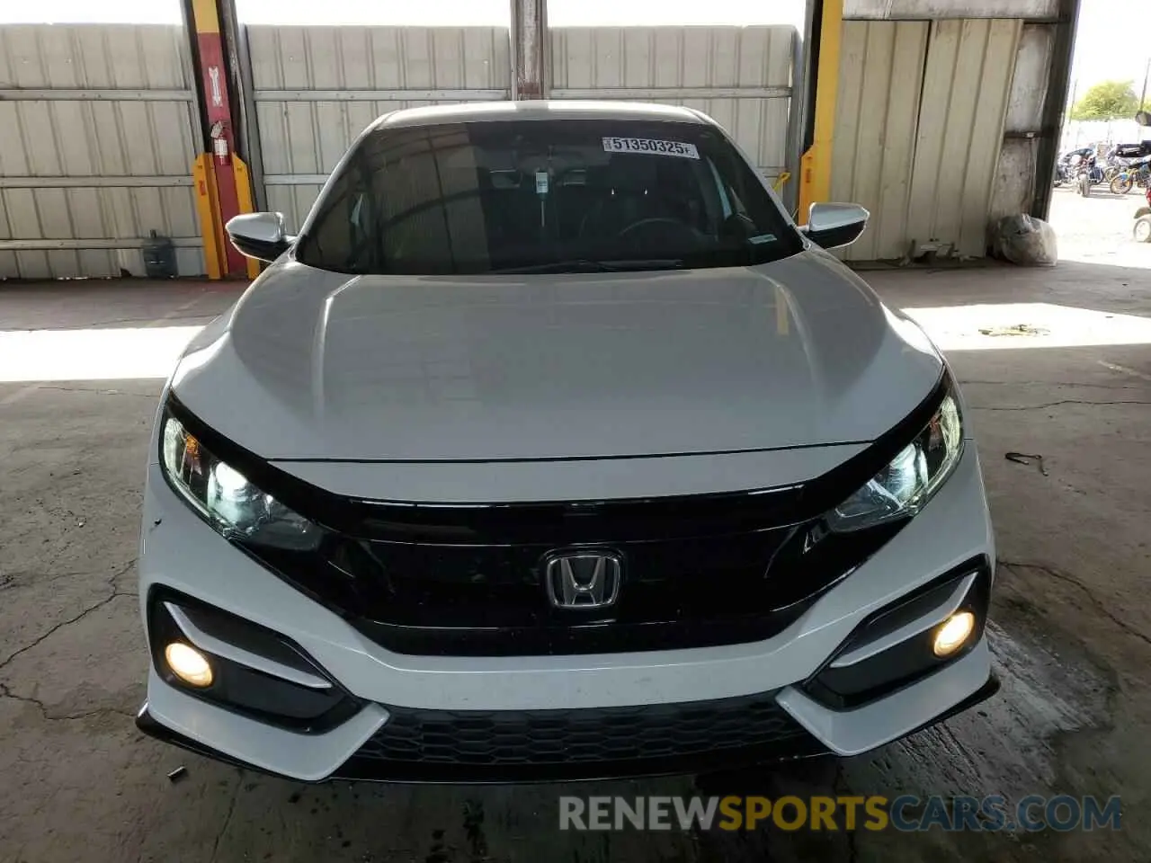 5 fotografías del automóvil dañado SHHFK7H44MU223300 HONDA CIVIC 2021