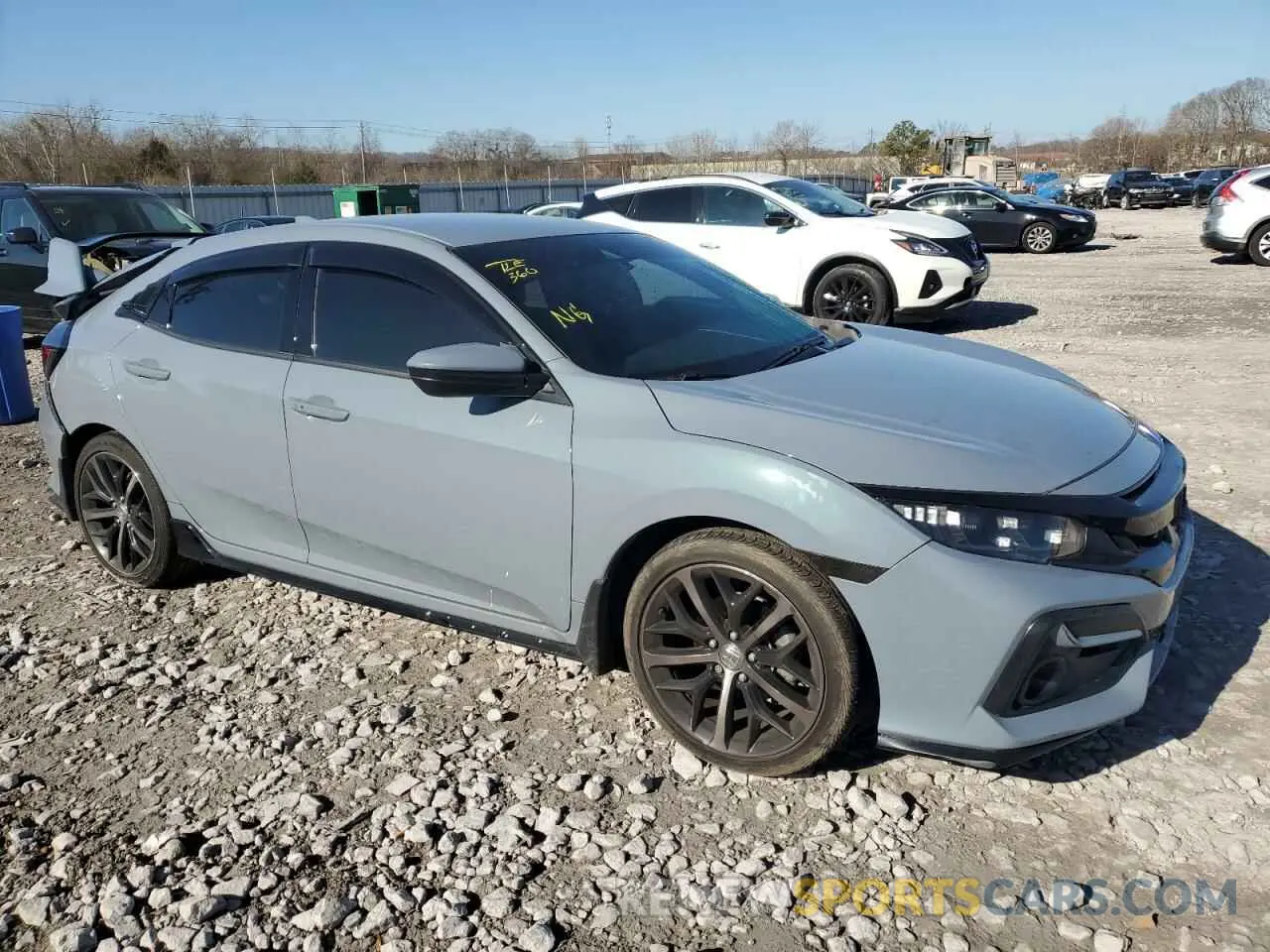 4 fotografías del automóvil dañado SHHFK7H44MU226102 HONDA CIVIC 2021