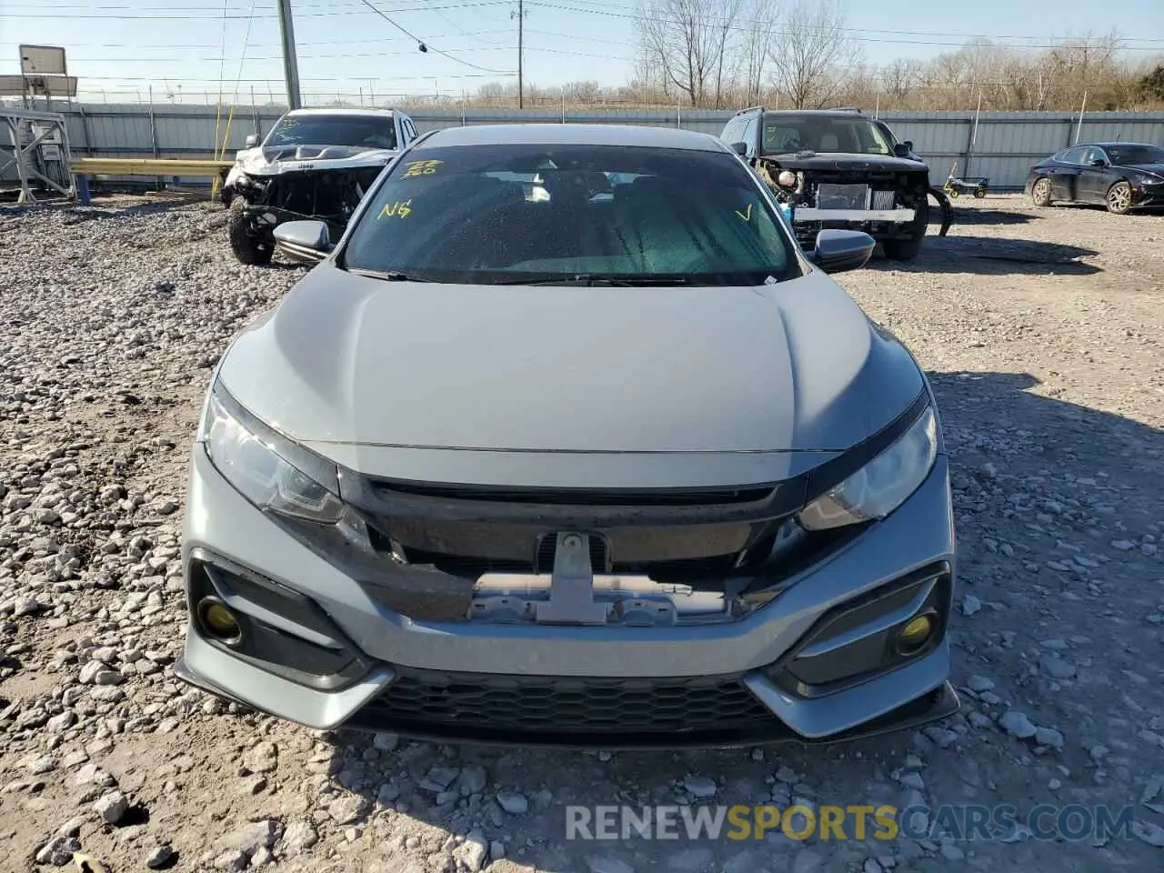 5 fotografías del automóvil dañado SHHFK7H44MU226102 HONDA CIVIC 2021