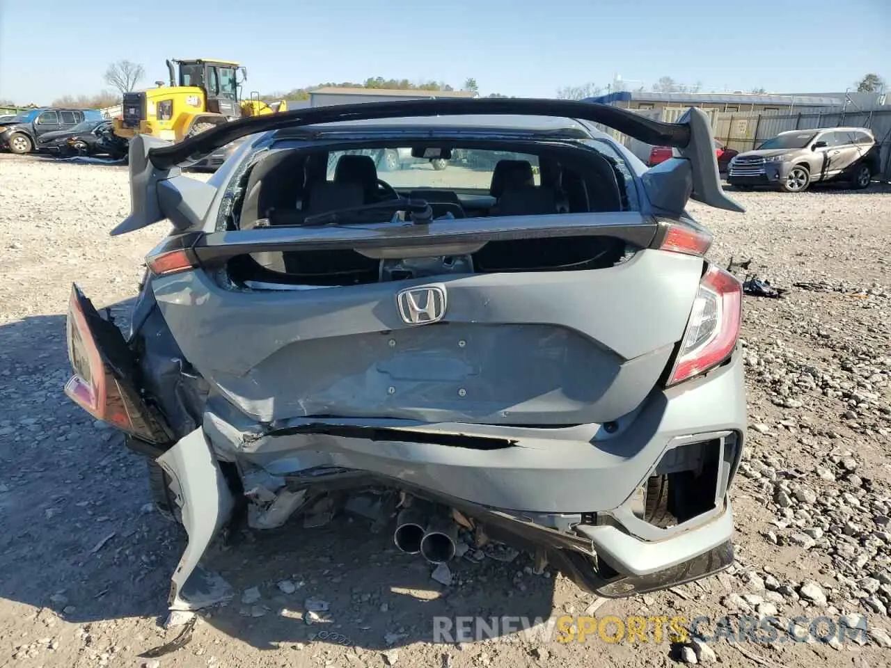 6 fotografías del automóvil dañado SHHFK7H44MU226102 HONDA CIVIC 2021