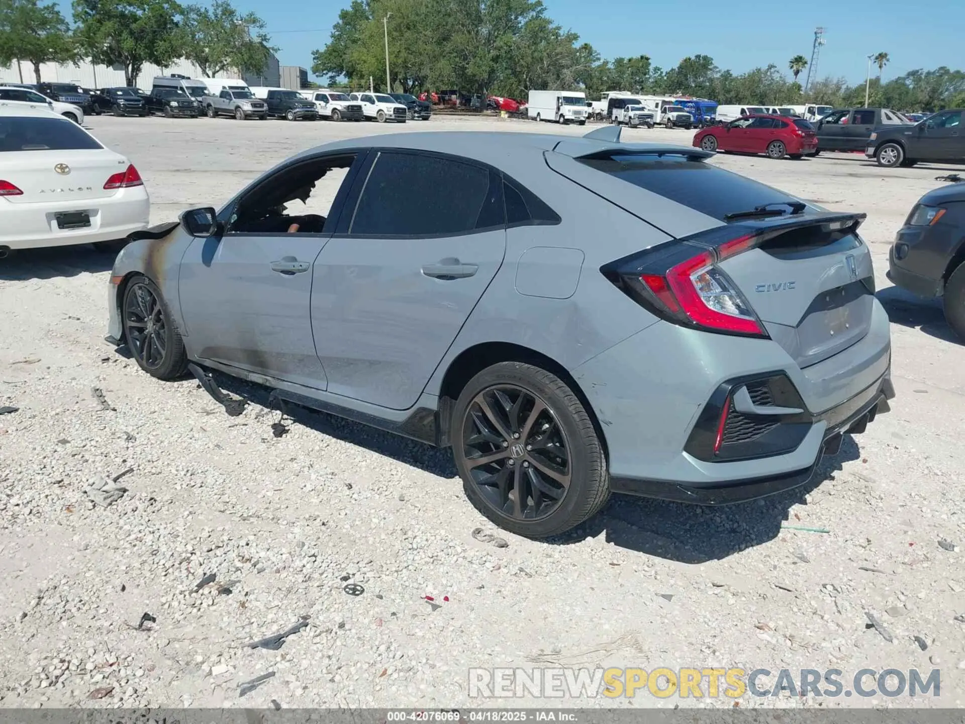 3 fotografías del automóvil dañado SHHFK7H44MU405885 HONDA CIVIC 2021