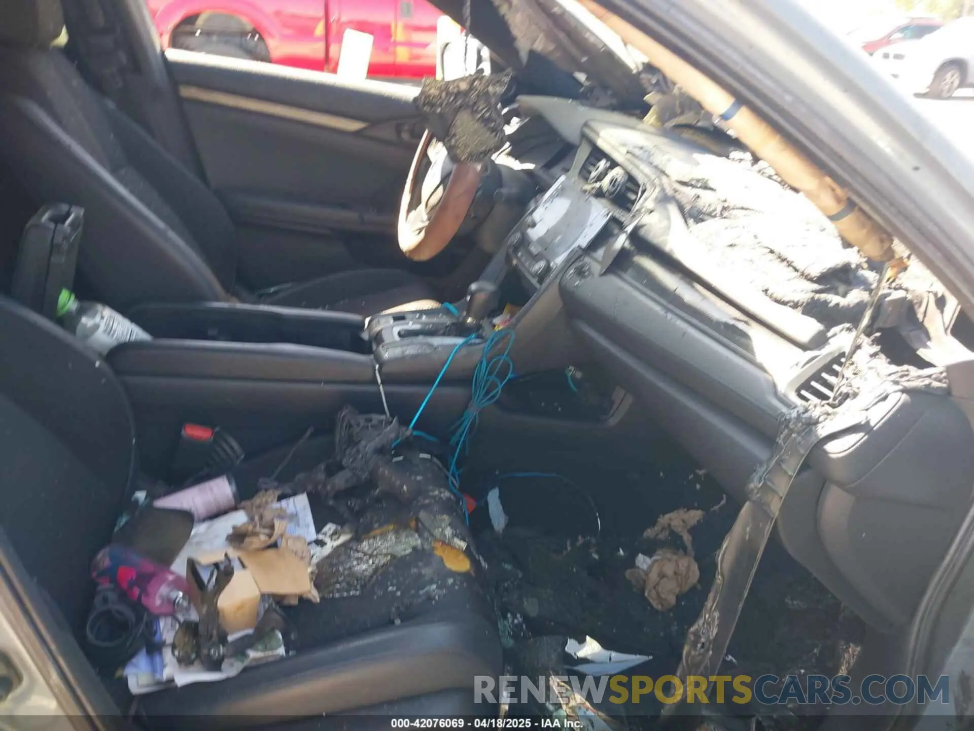5 fotografías del automóvil dañado SHHFK7H44MU405885 HONDA CIVIC 2021