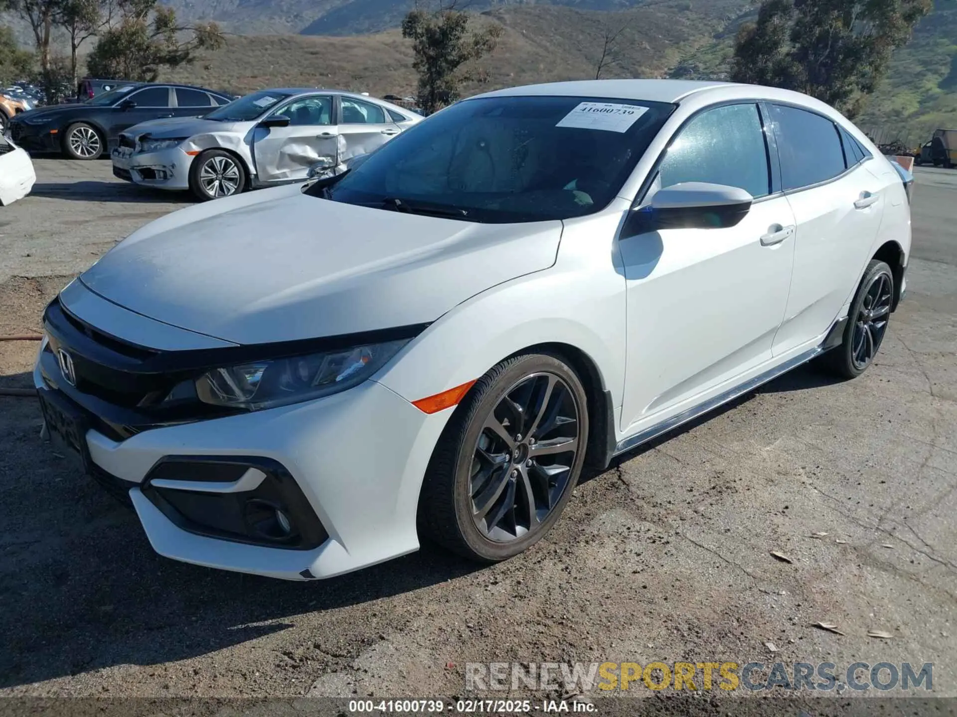 2 fotografías del automóvil dañado SHHFK7H44MU422976 HONDA CIVIC 2021