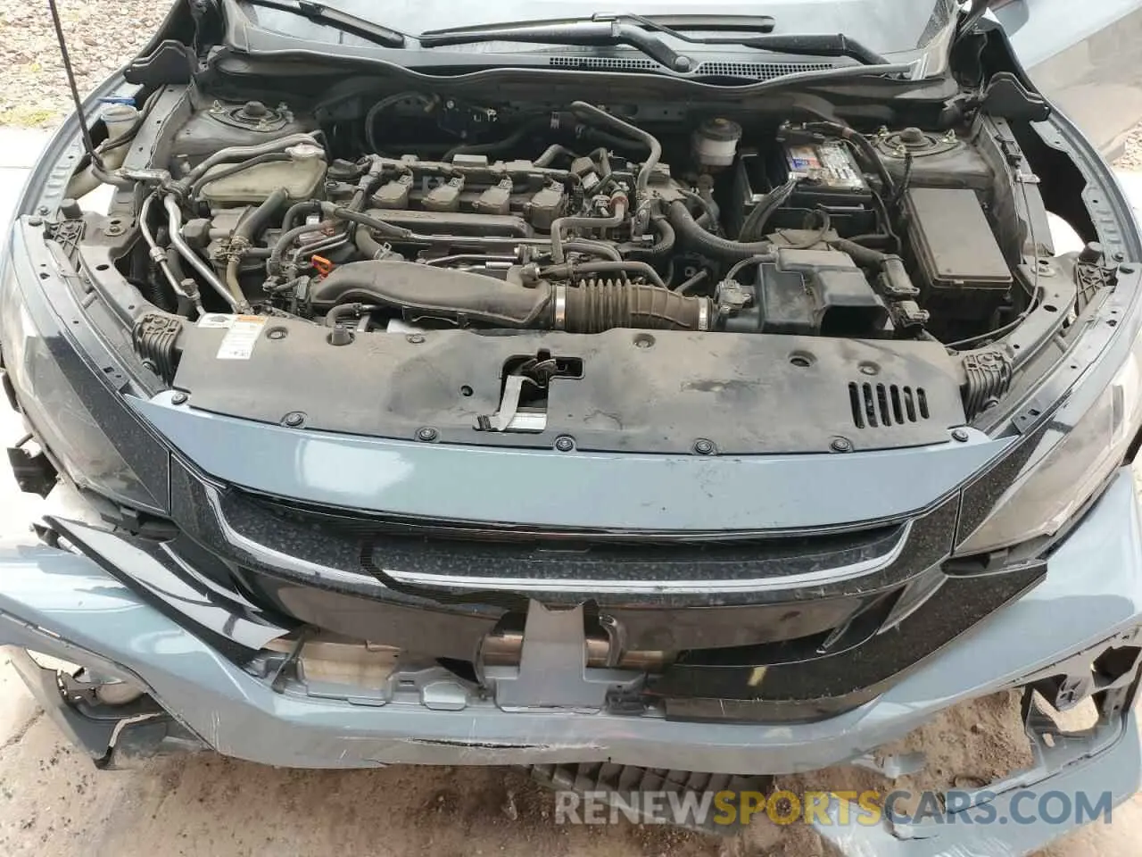 11 fotografías del automóvil dañado SHHFK7H45MU210068 HONDA CIVIC 2021