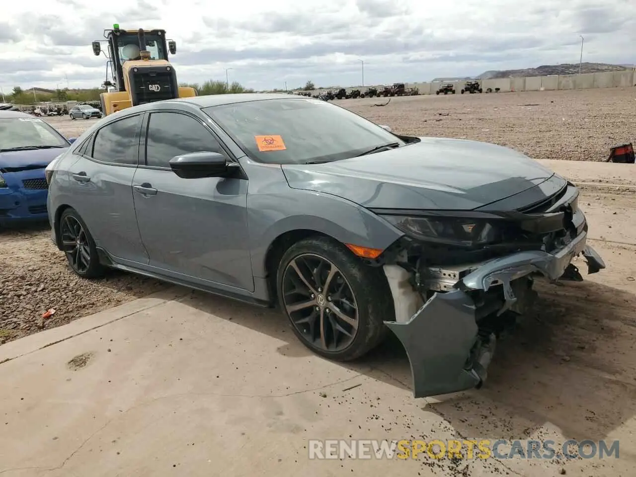 4 fotografías del automóvil dañado SHHFK7H45MU210068 HONDA CIVIC 2021