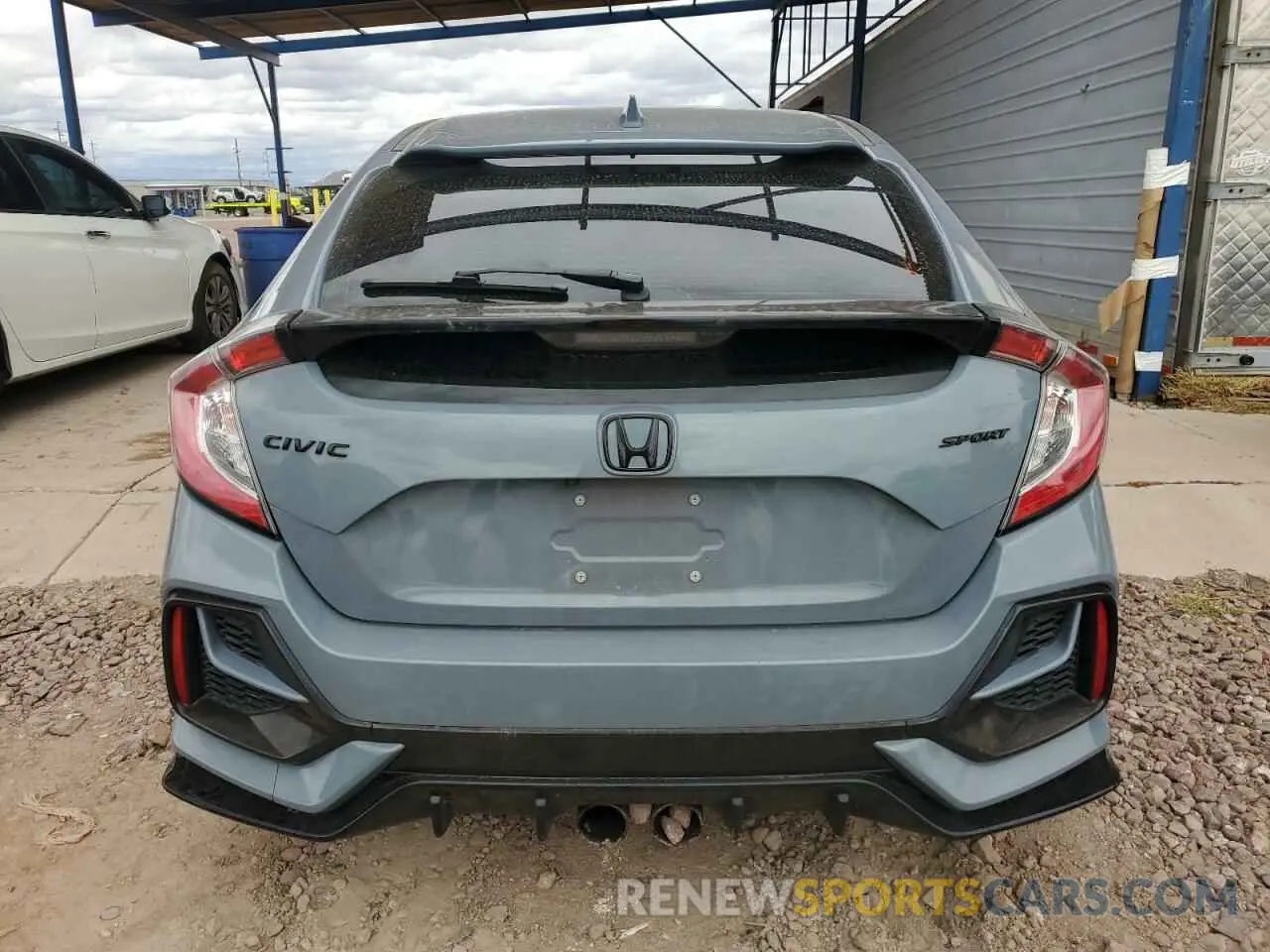 6 fotografías del automóvil dañado SHHFK7H45MU210068 HONDA CIVIC 2021