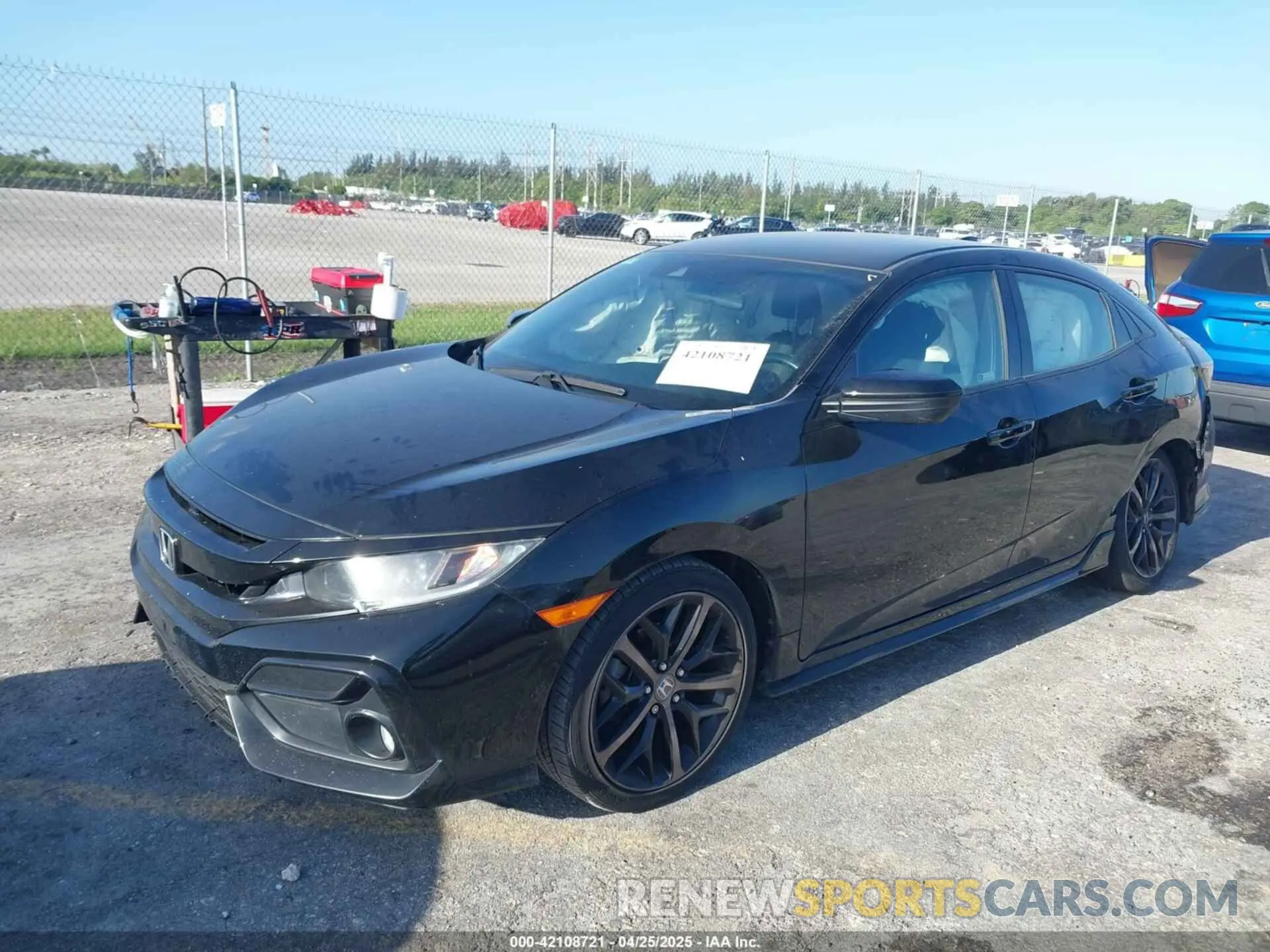 2 fotografías del automóvil dañado SHHFK7H45MU212810 HONDA CIVIC 2021