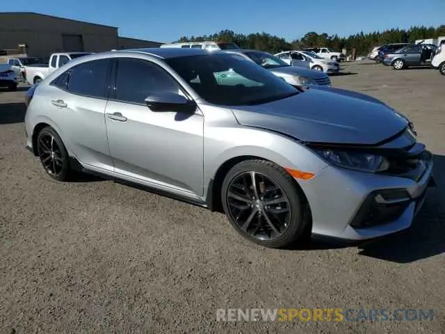 4 fotografías del automóvil dañado SHHFK7H45MU222754 HONDA CIVIC 2021