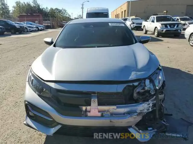 5 fotografías del automóvil dañado SHHFK7H45MU222754 HONDA CIVIC 2021