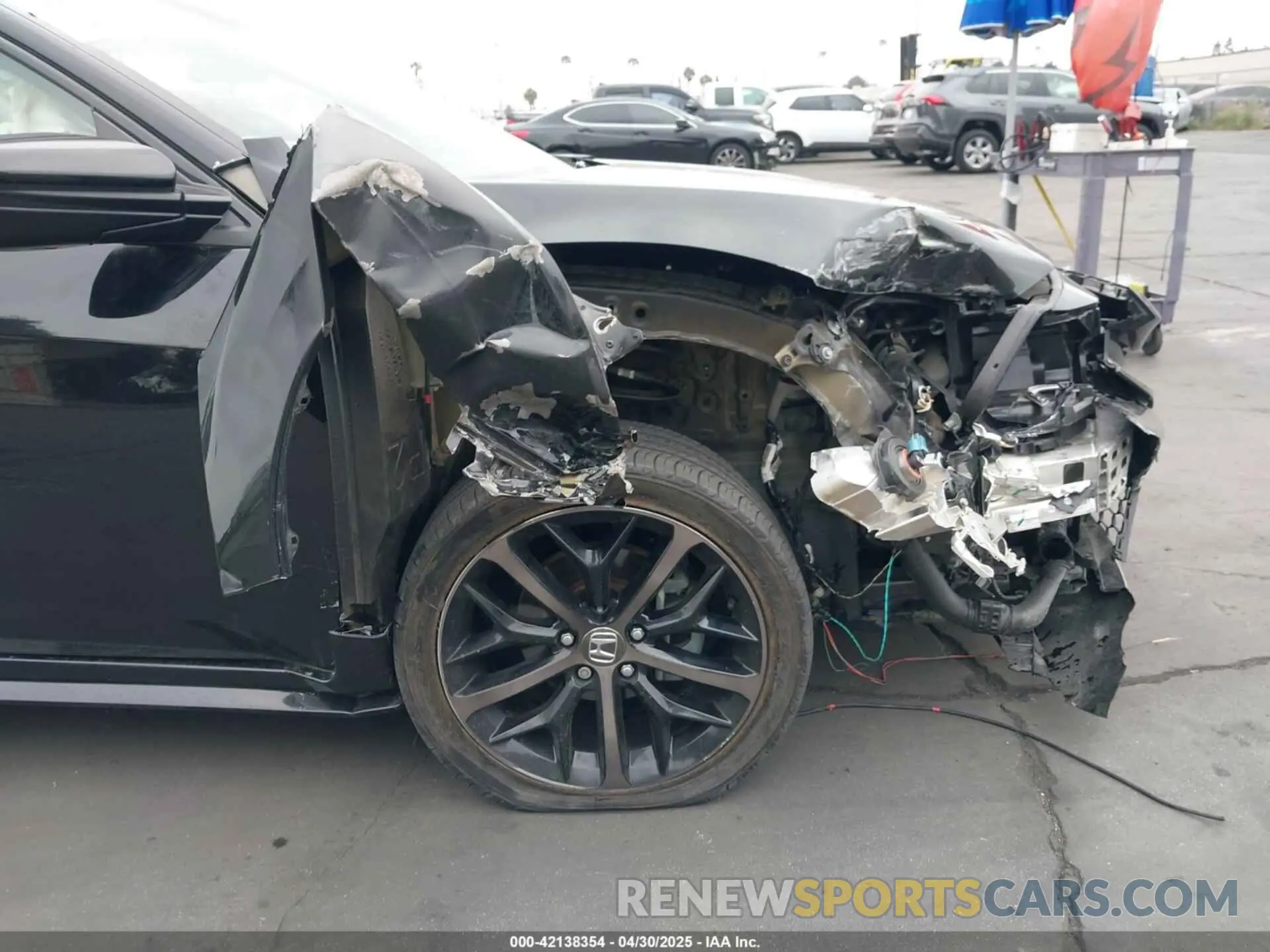 12 fotografías del automóvil dañado SHHFK7H45MU408813 HONDA CIVIC 2021
