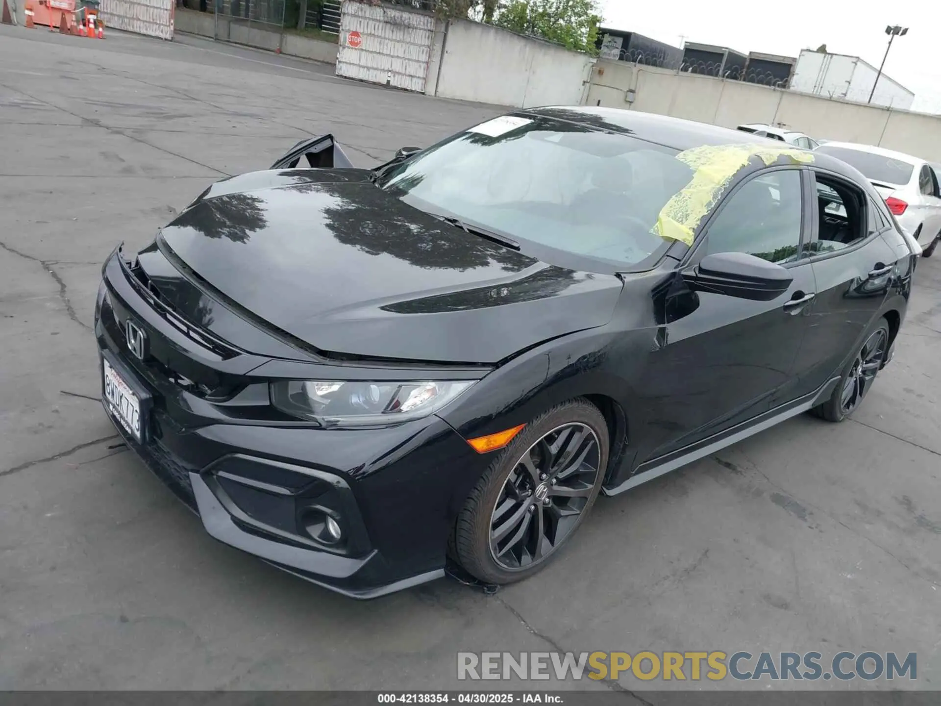 2 fotografías del automóvil dañado SHHFK7H45MU408813 HONDA CIVIC 2021