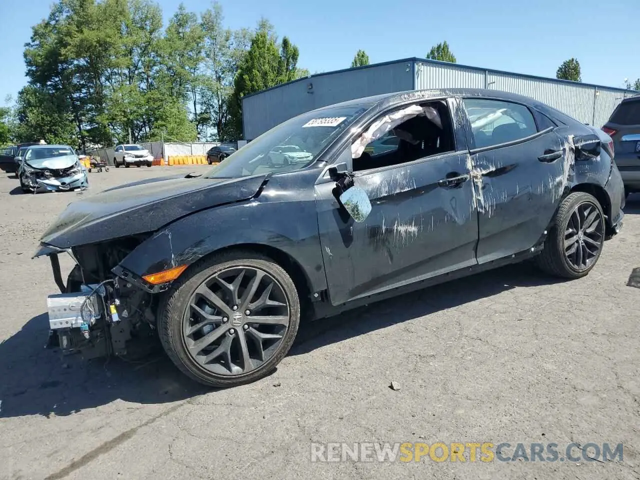 1 fotografías del automóvil dañado SHHFK7H45MU414353 HONDA CIVIC 2021