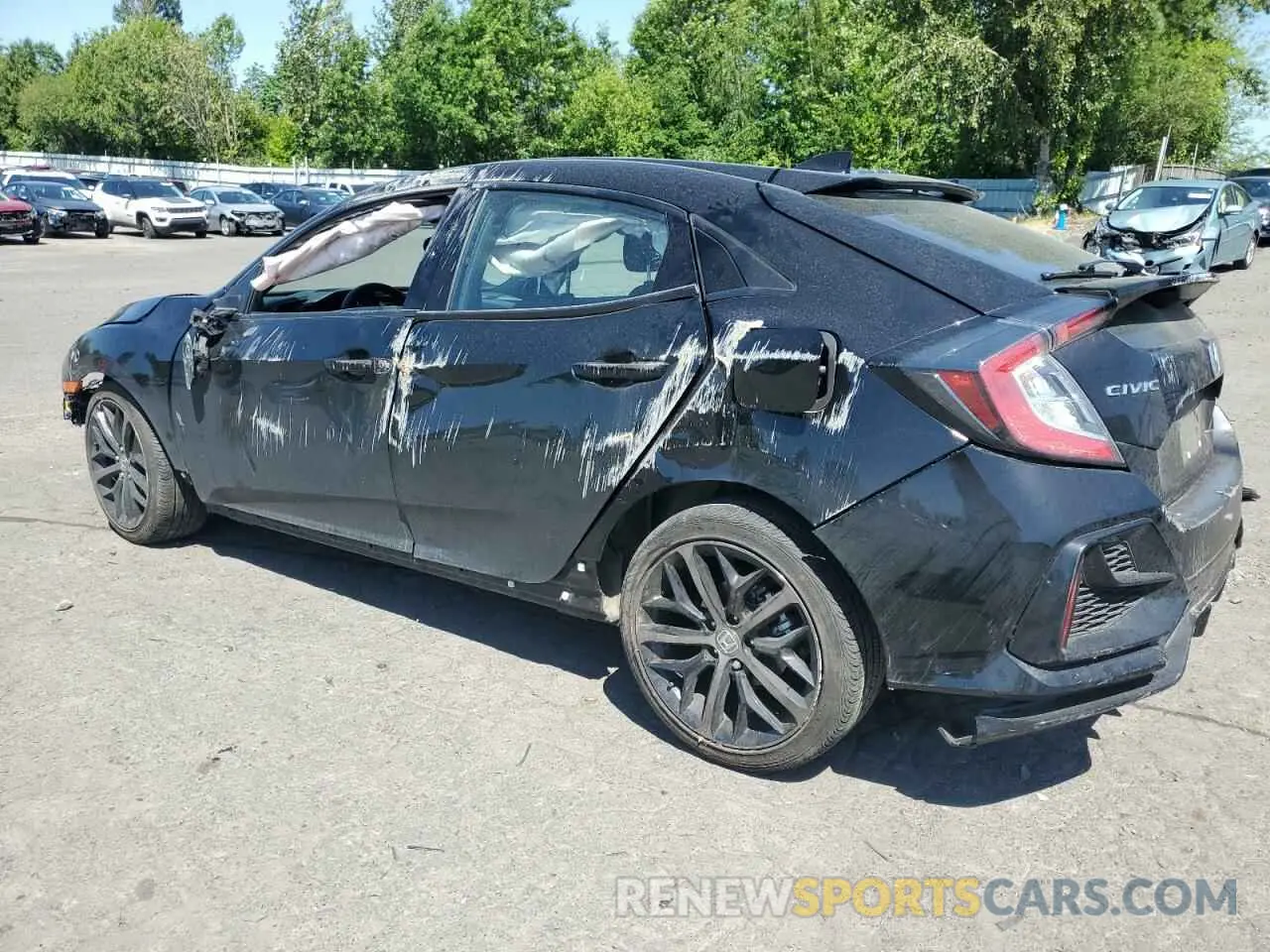 2 fotografías del automóvil dañado SHHFK7H45MU414353 HONDA CIVIC 2021
