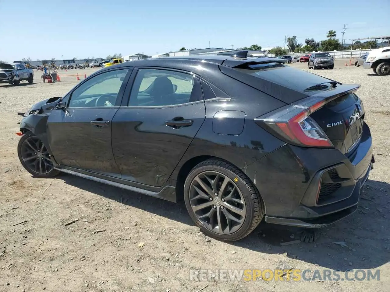 2 fotografías del automóvil dañado SHHFK7H46MU228160 HONDA CIVIC 2021