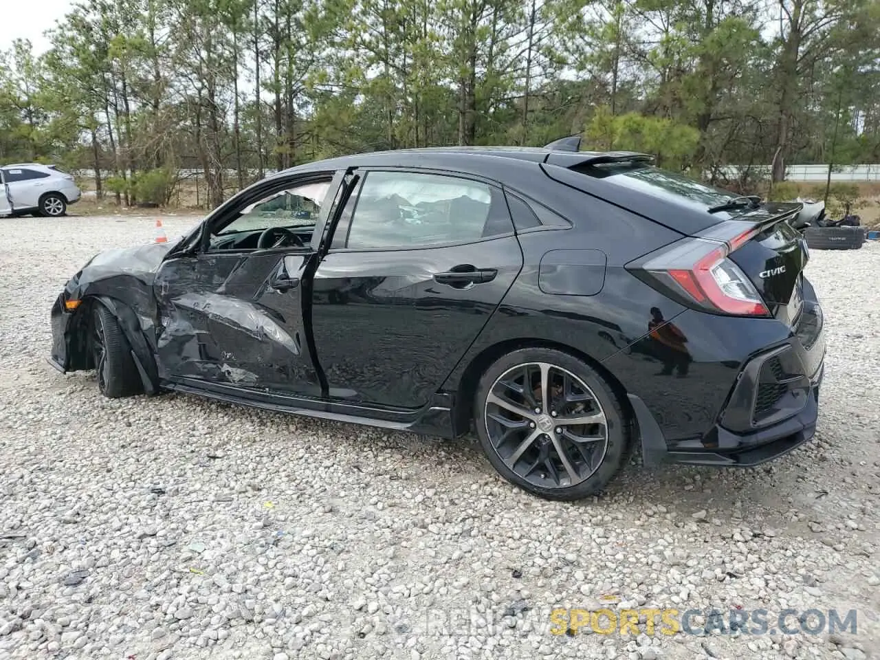 2 fotografías del automóvil dañado SHHFK7H46MU404060 HONDA CIVIC 2021