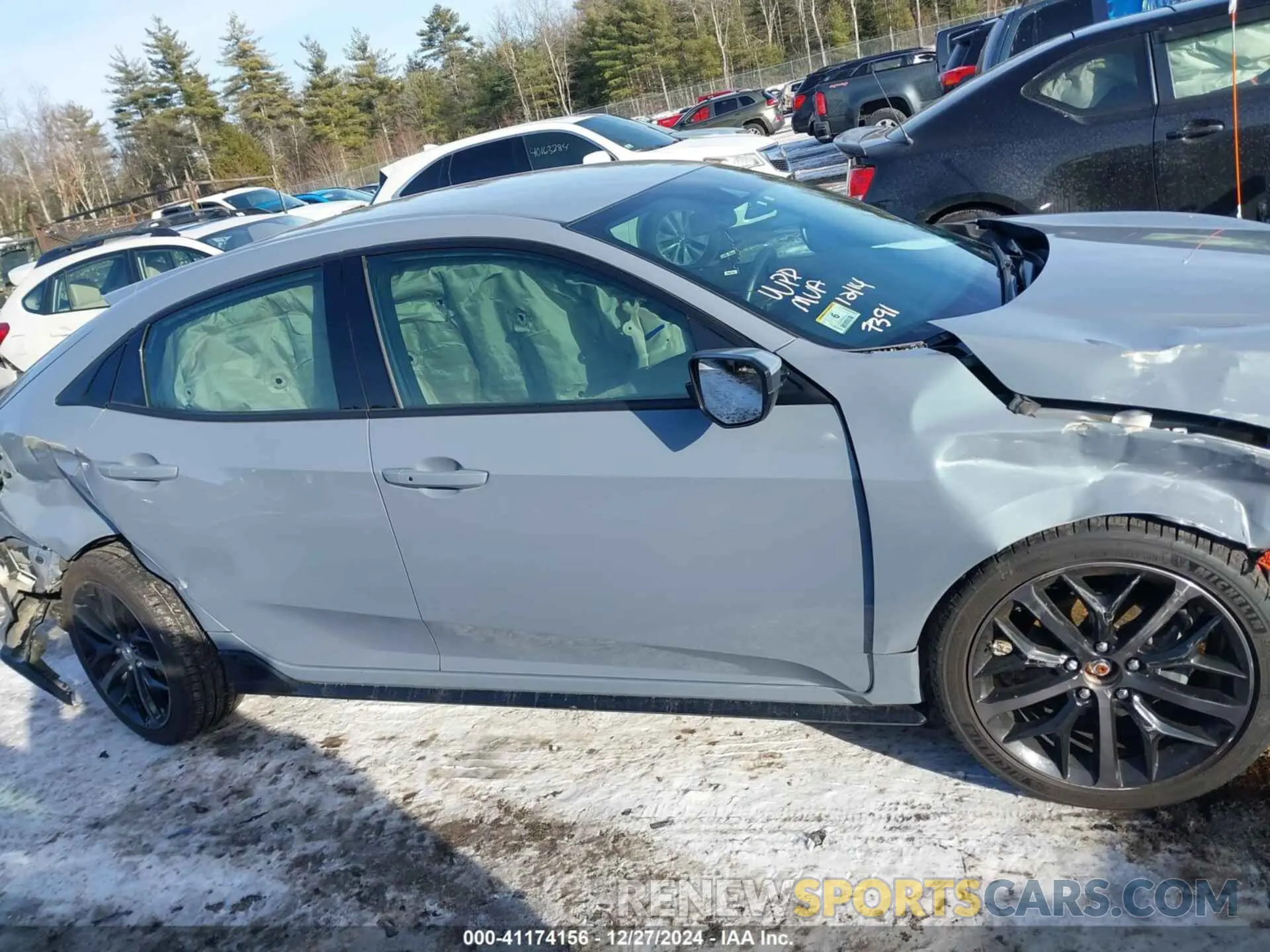 14 fotografías del automóvil dañado SHHFK7H46MU417391 HONDA CIVIC 2021