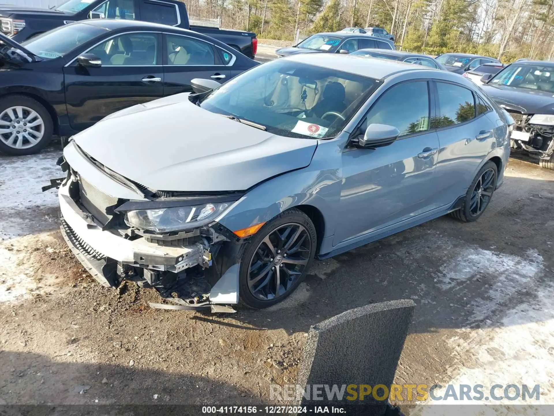 2 fotografías del automóvil dañado SHHFK7H46MU417391 HONDA CIVIC 2021