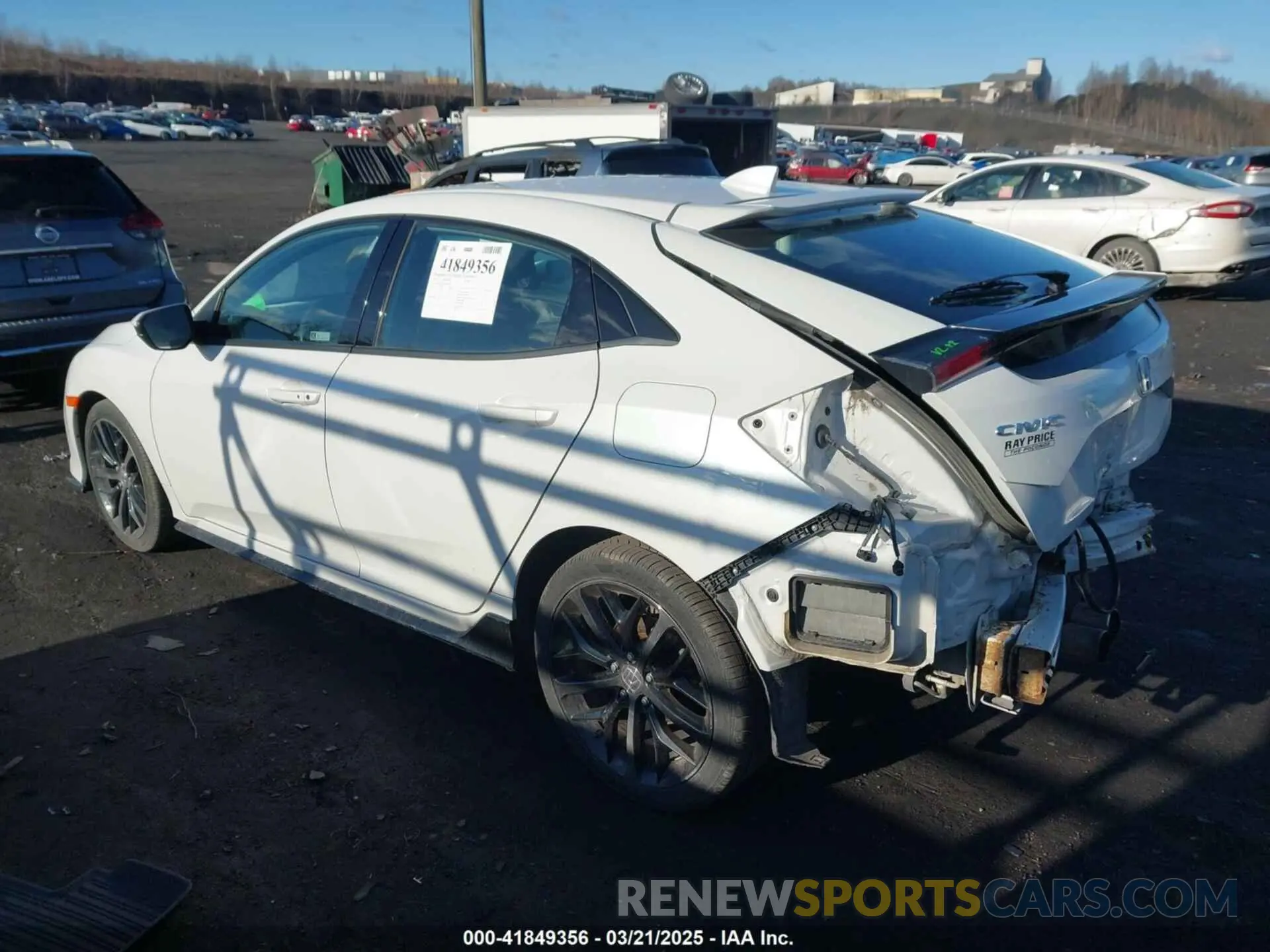 3 fotografías del automóvil dañado SHHFK7H46MU423269 HONDA CIVIC 2021