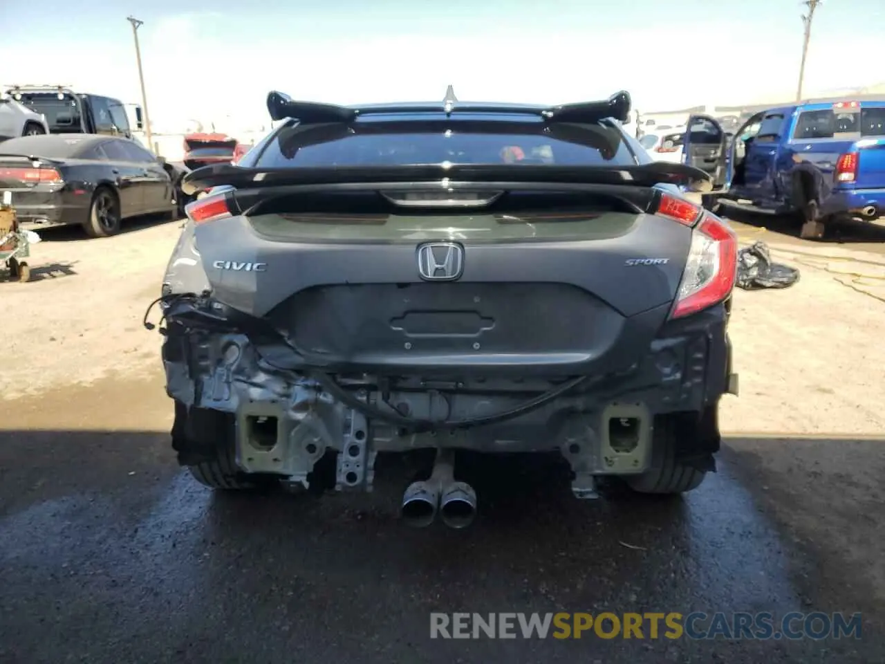 6 fotografías del automóvil dañado SHHFK7H46MU424647 HONDA CIVIC 2021