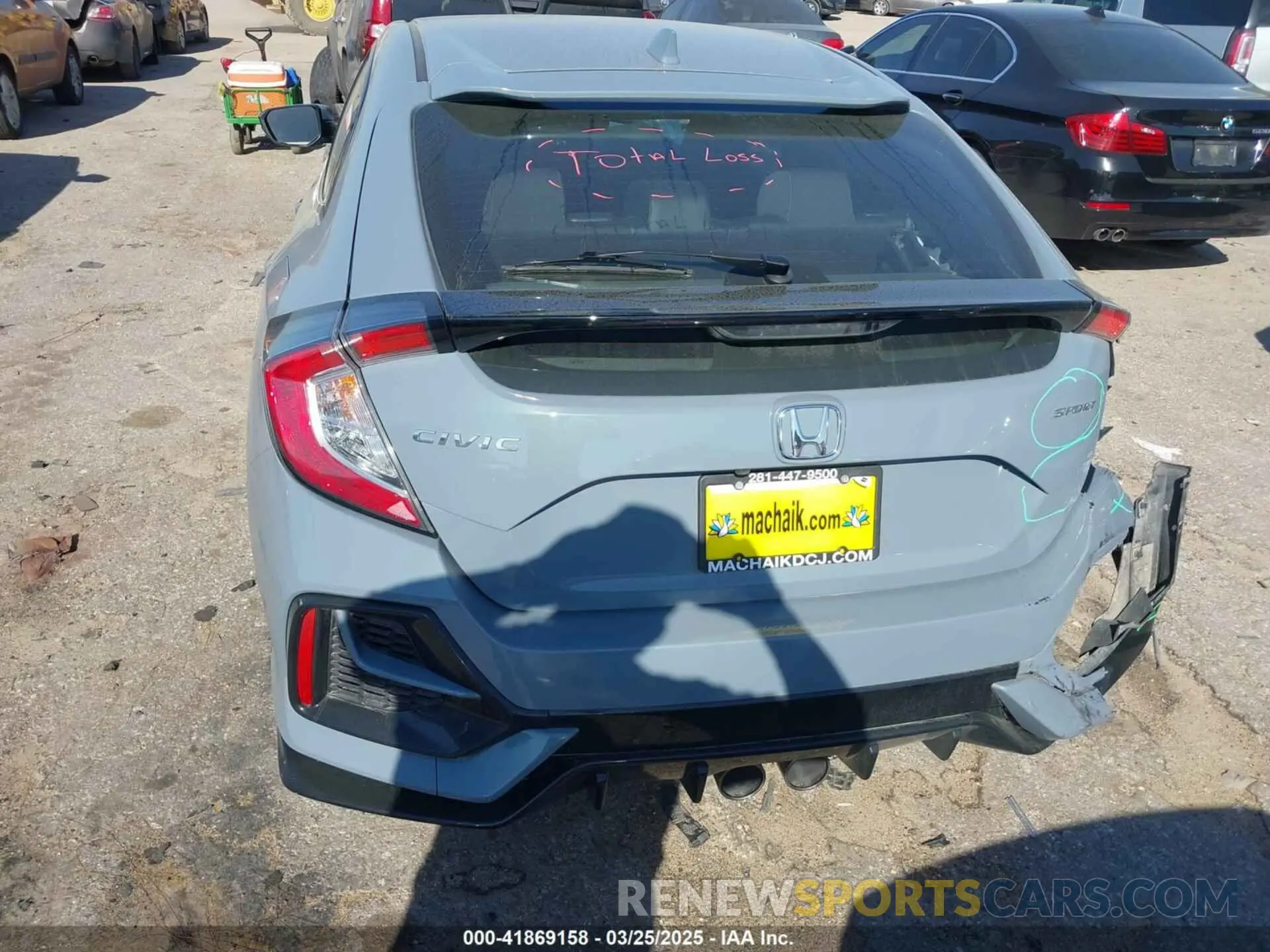 16 fotografías del automóvil dañado SHHFK7H47MU203297 HONDA CIVIC 2021