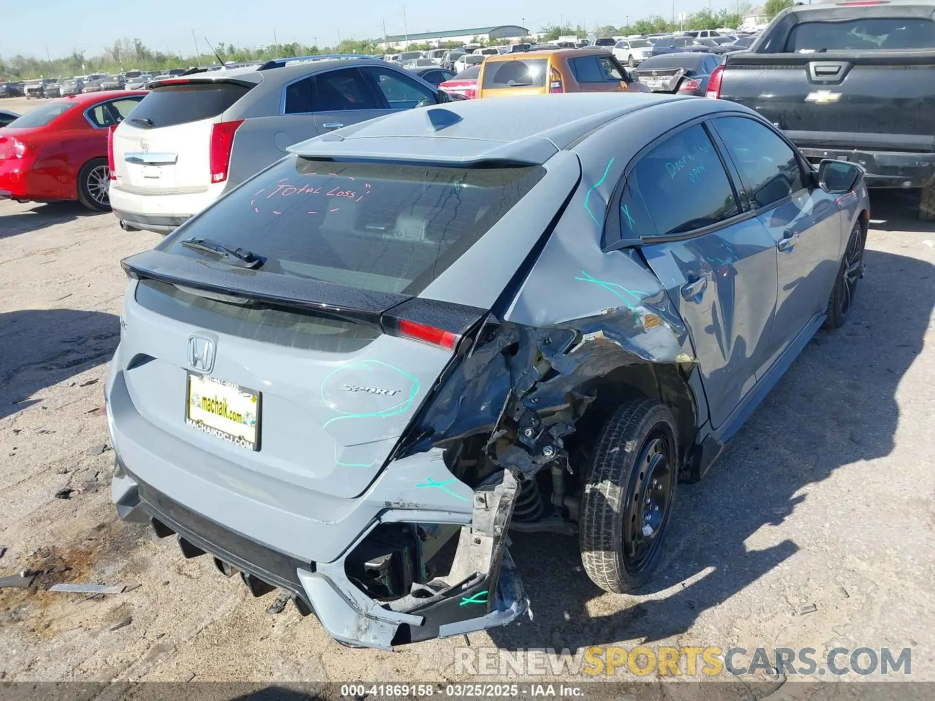 4 fotografías del automóvil dañado SHHFK7H47MU203297 HONDA CIVIC 2021