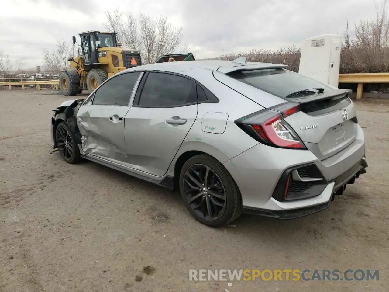 2 fotografías del automóvil dañado SHHFK7H47MU219595 HONDA CIVIC 2021