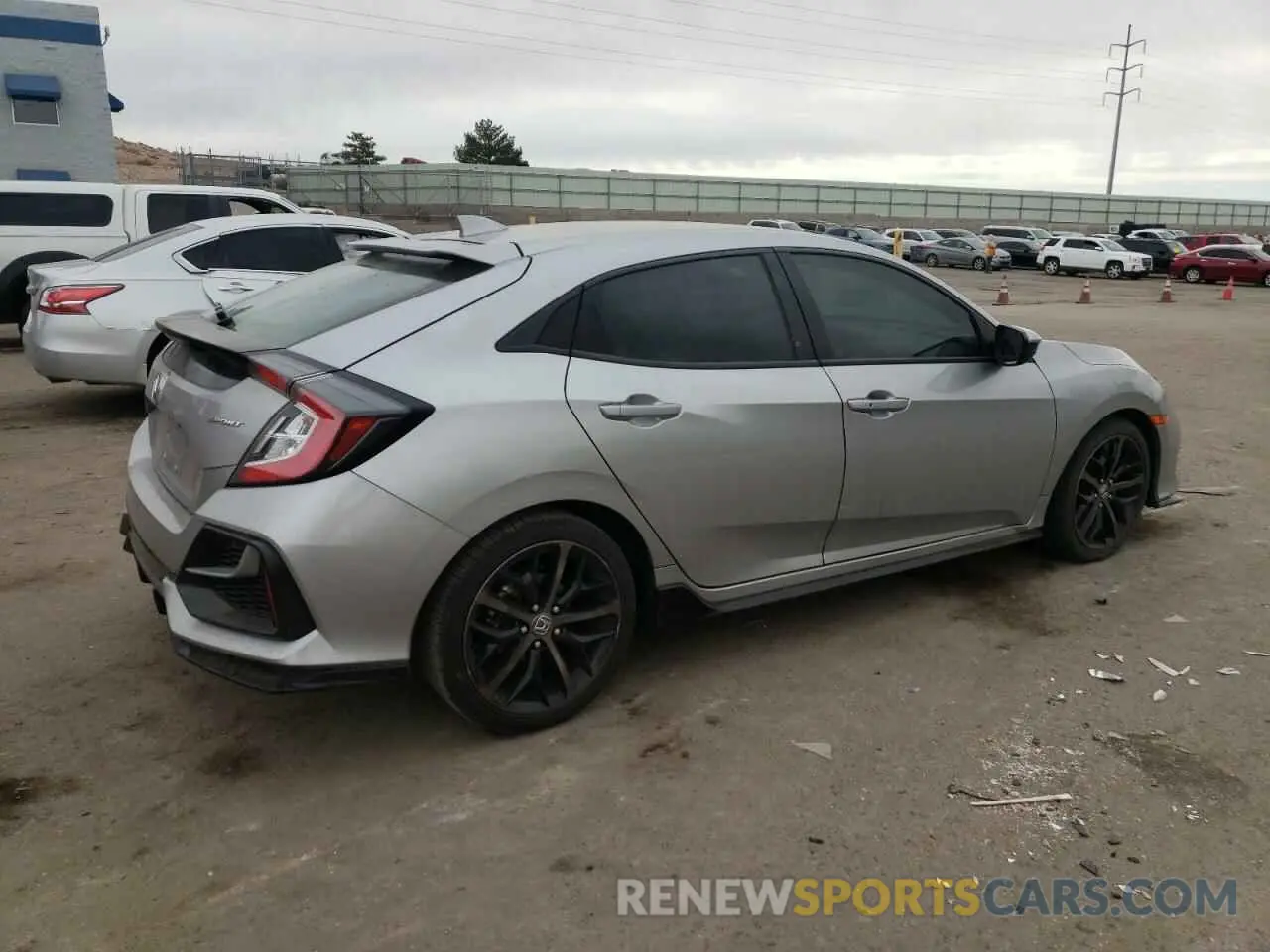 3 fotografías del automóvil dañado SHHFK7H47MU219595 HONDA CIVIC 2021