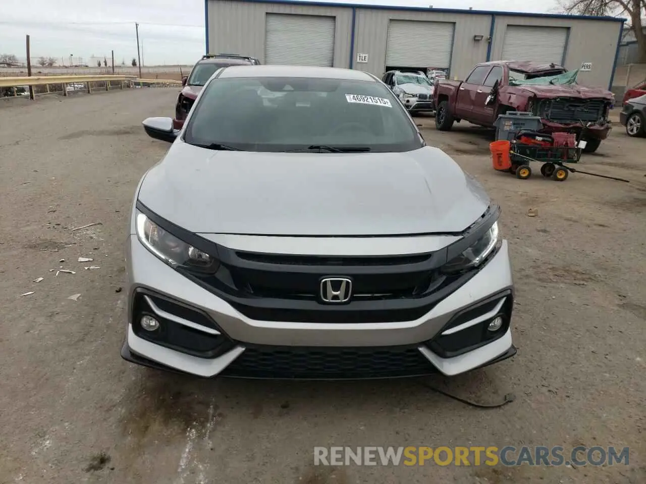 5 fotografías del automóvil dañado SHHFK7H47MU219595 HONDA CIVIC 2021