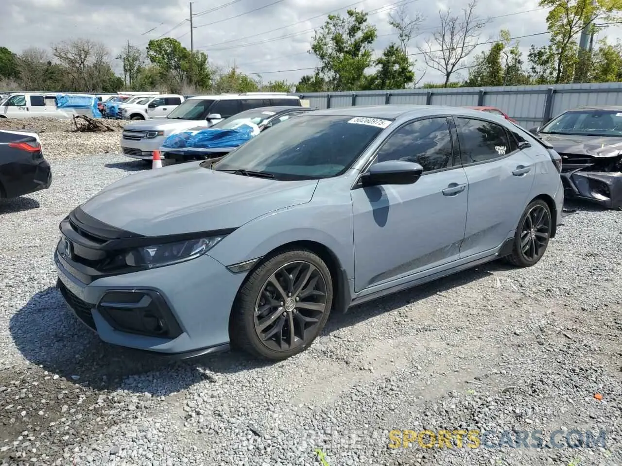 1 fotografías del automóvil dañado SHHFK7H47MU228247 HONDA CIVIC 2021