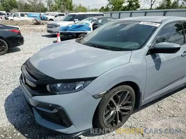 11 fotografías del automóvil dañado SHHFK7H47MU228247 HONDA CIVIC 2021