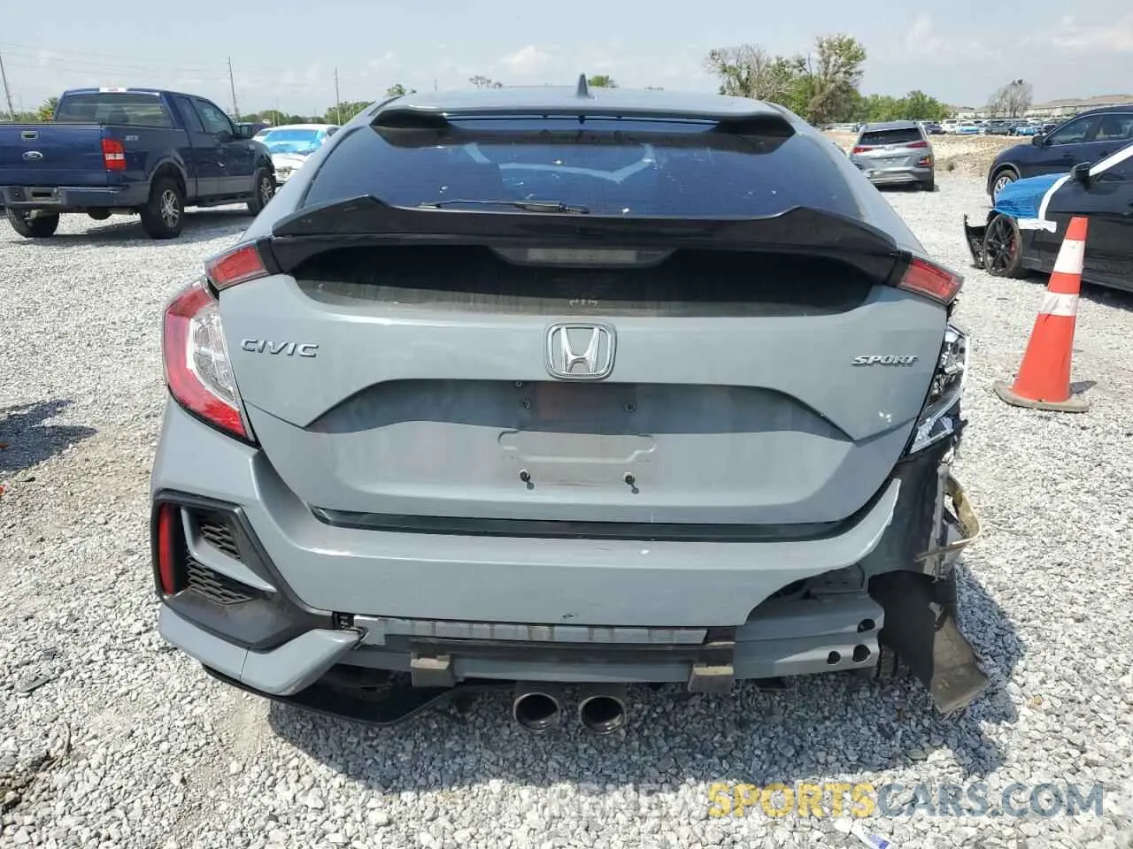 6 fotografías del automóvil dañado SHHFK7H47MU228247 HONDA CIVIC 2021