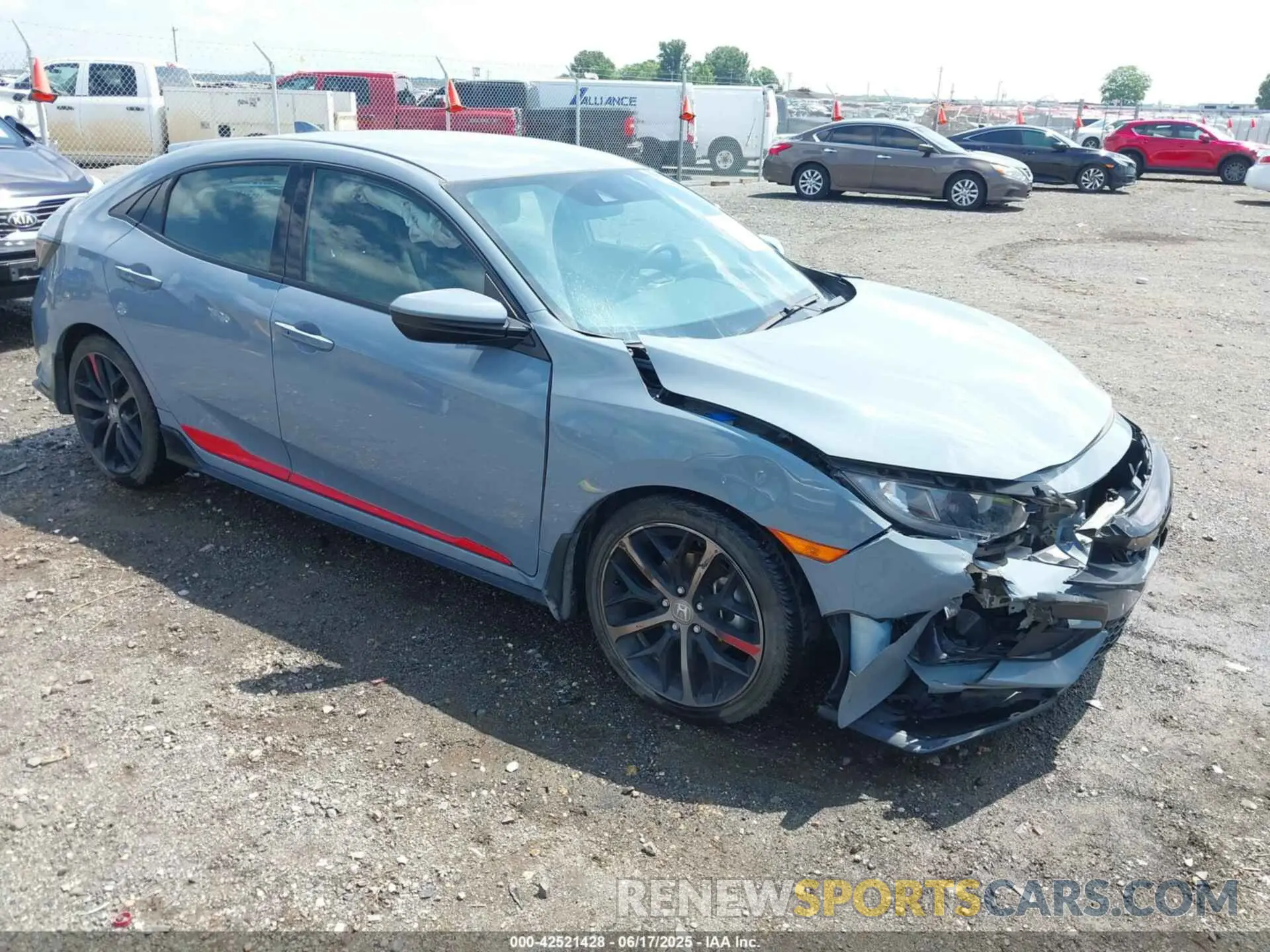 1 fotografías del automóvil dañado SHHFK7H47MU231343 HONDA CIVIC 2021