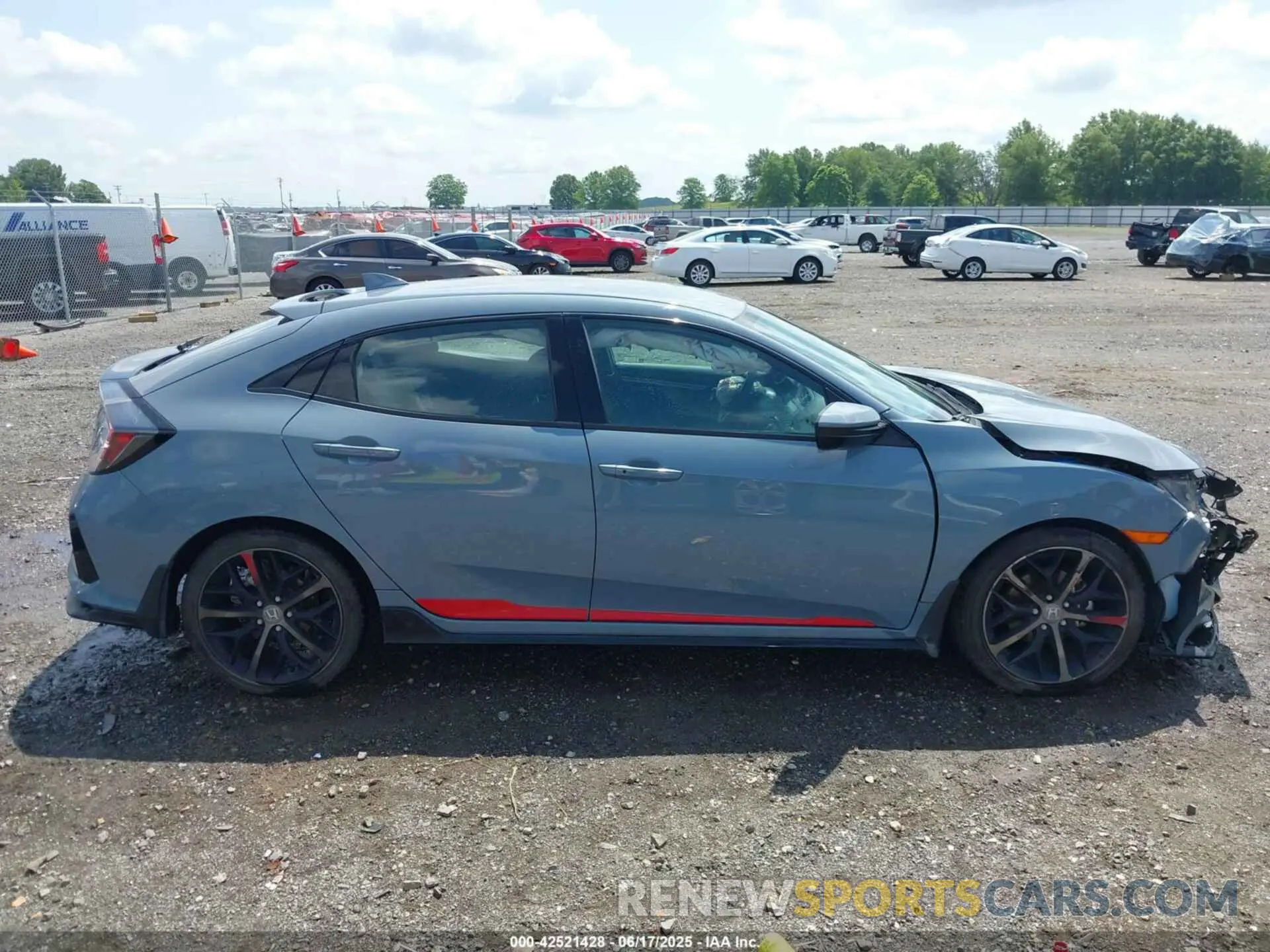 13 fotografías del automóvil dañado SHHFK7H47MU231343 HONDA CIVIC 2021
