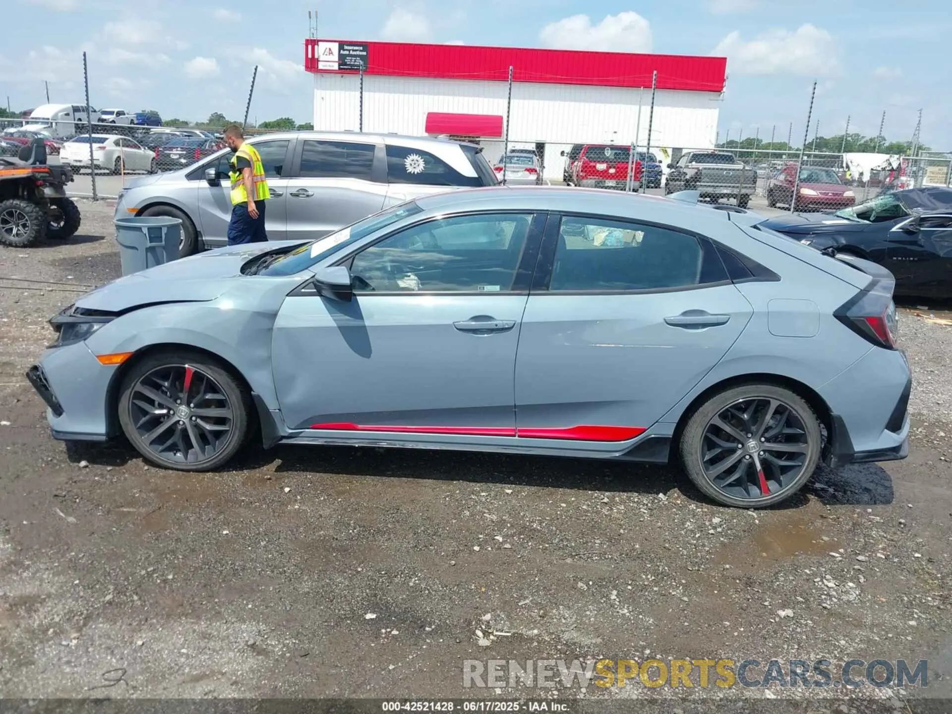 14 fotografías del automóvil dañado SHHFK7H47MU231343 HONDA CIVIC 2021