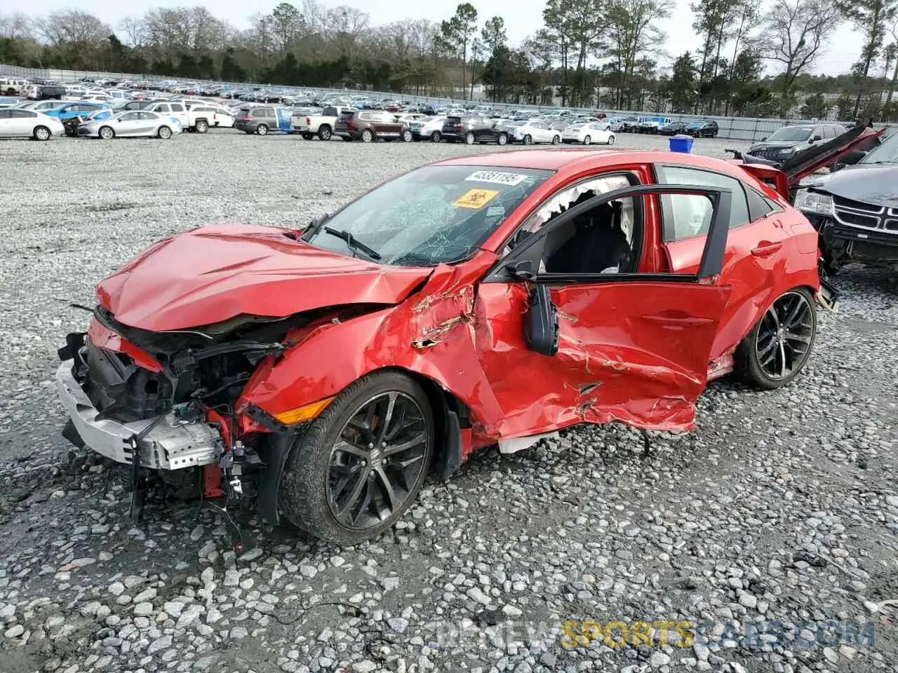 1 fotografías del automóvil dañado SHHFK7H47MU404245 HONDA CIVIC 2021