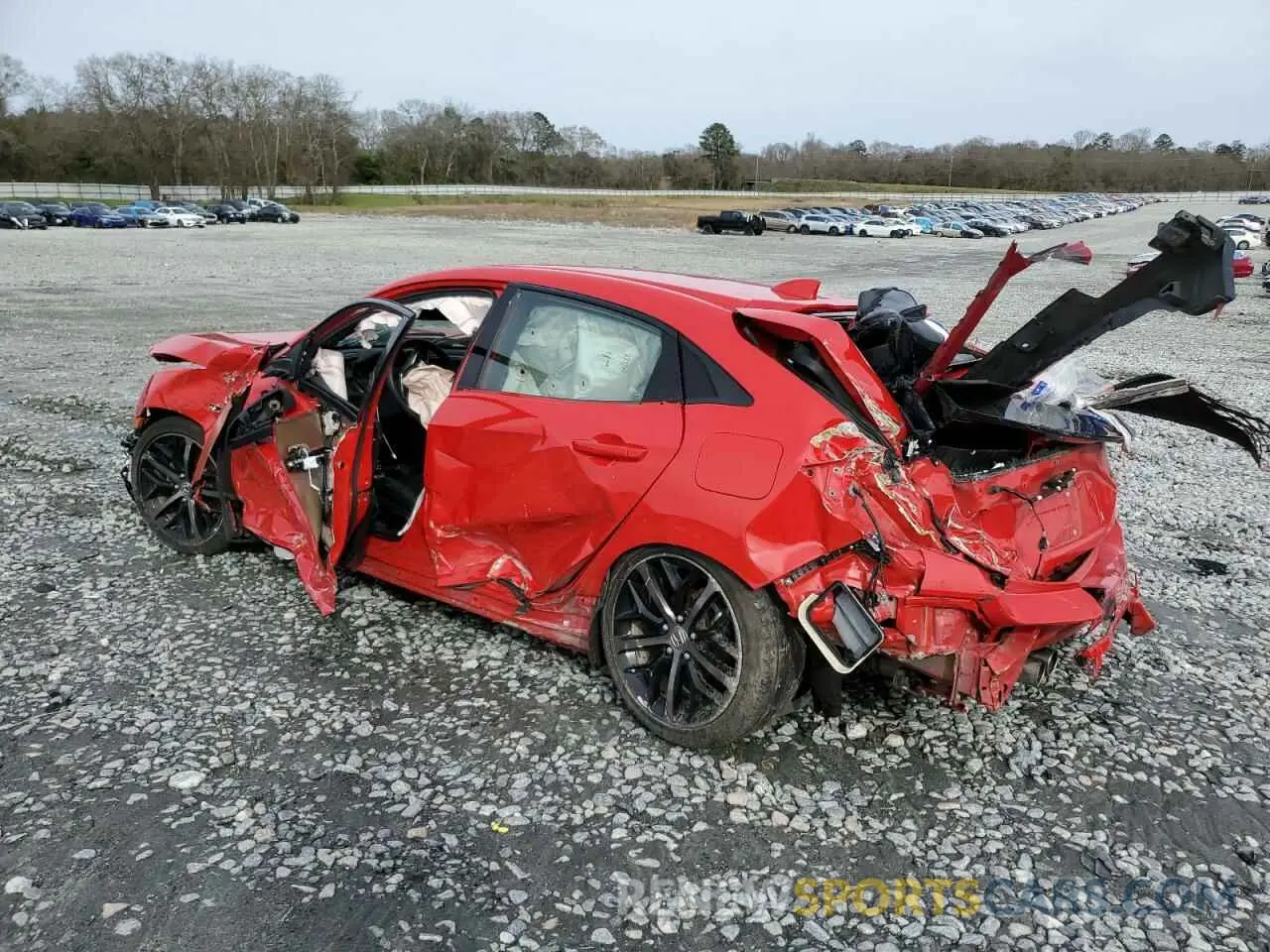 2 fotografías del automóvil dañado SHHFK7H47MU404245 HONDA CIVIC 2021