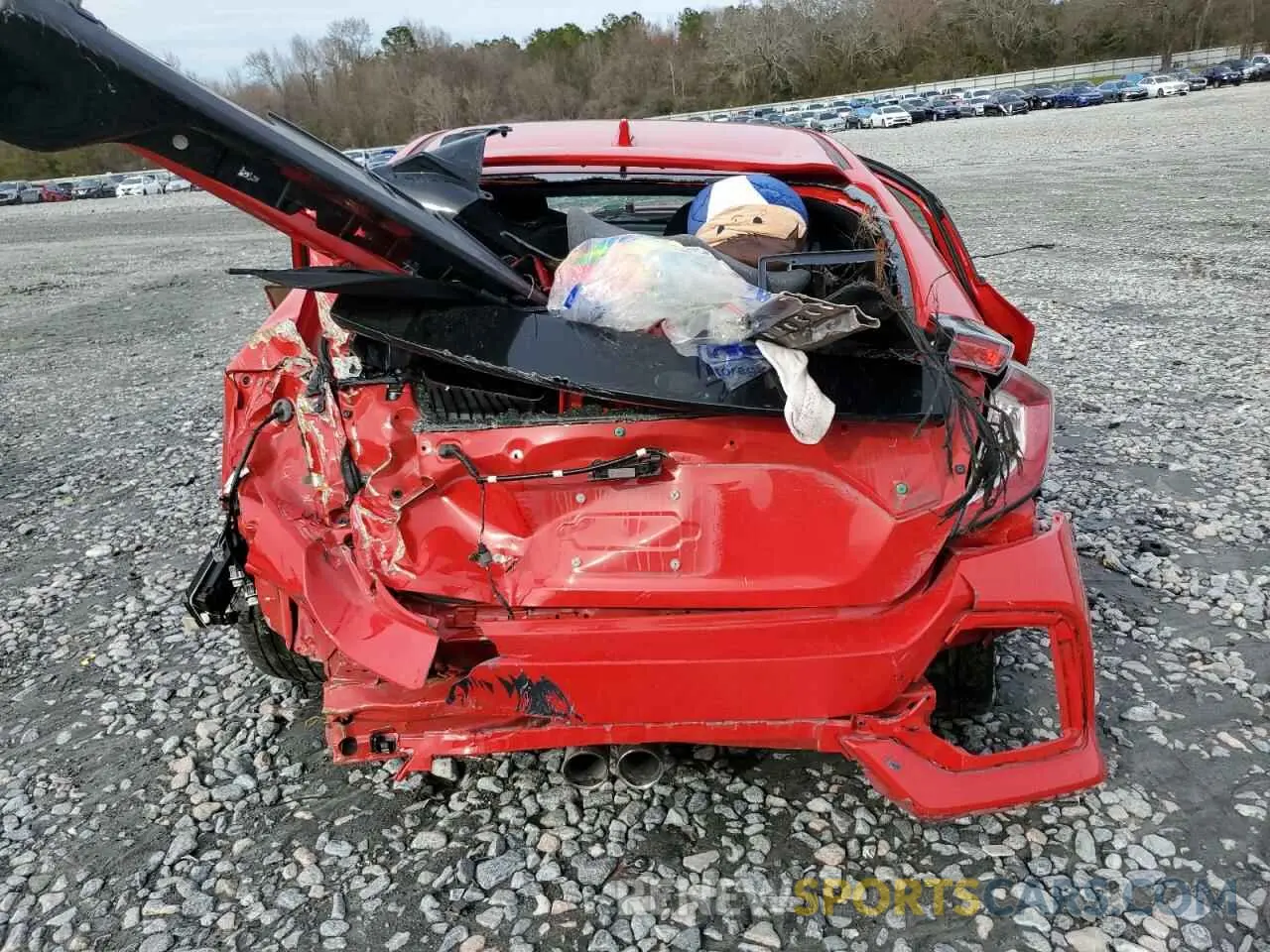 6 fotografías del automóvil dañado SHHFK7H47MU404245 HONDA CIVIC 2021