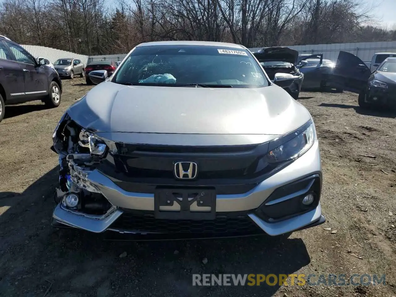 5 fotografías del automóvil dañado SHHFK7H47MU414578 HONDA CIVIC 2021