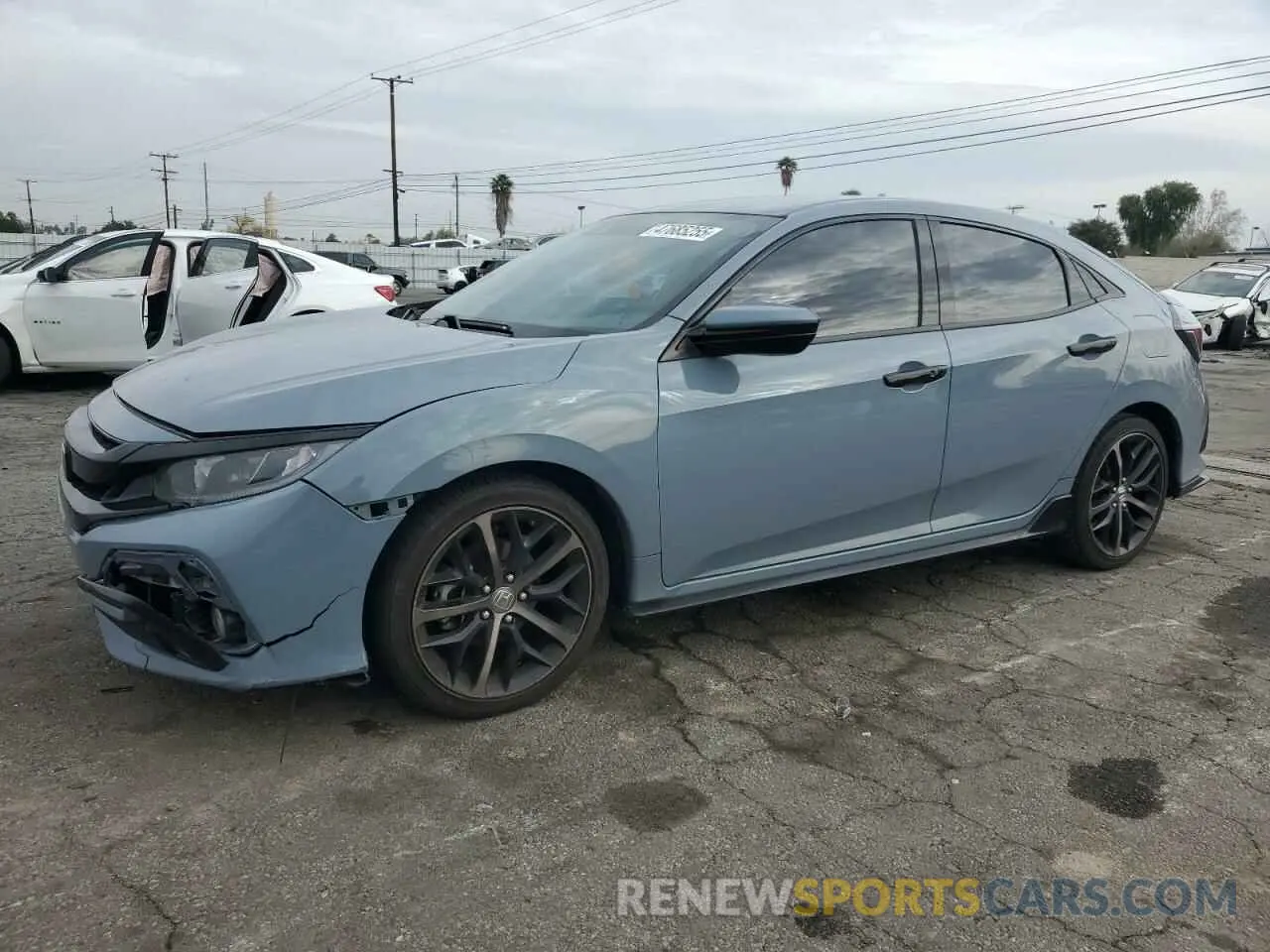1 fotografías del automóvil dañado SHHFK7H47MU421319 HONDA CIVIC 2021
