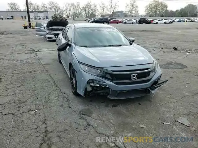 10 fotografías del automóvil dañado SHHFK7H47MU421319 HONDA CIVIC 2021
