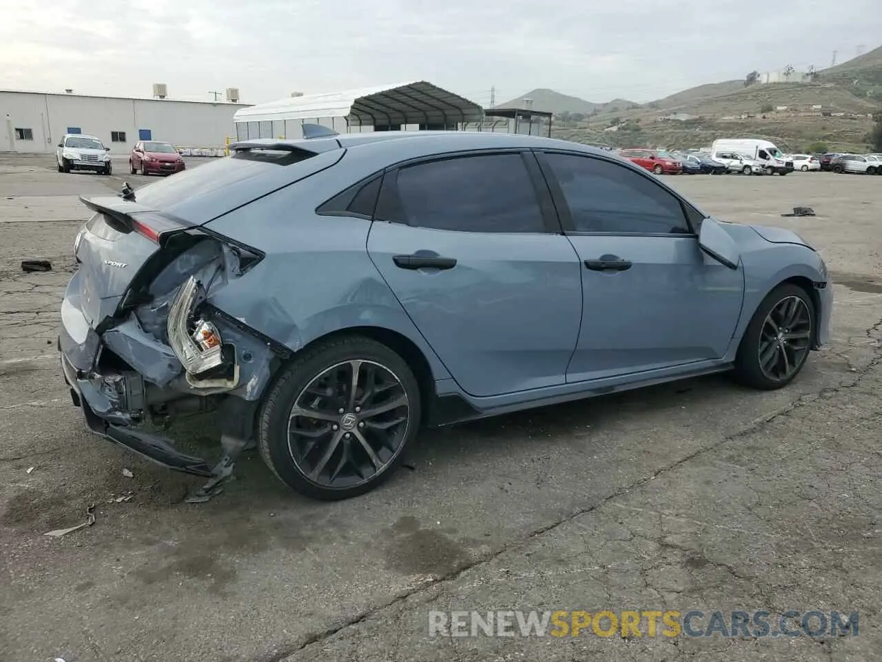 3 fotografías del automóvil dañado SHHFK7H47MU421319 HONDA CIVIC 2021