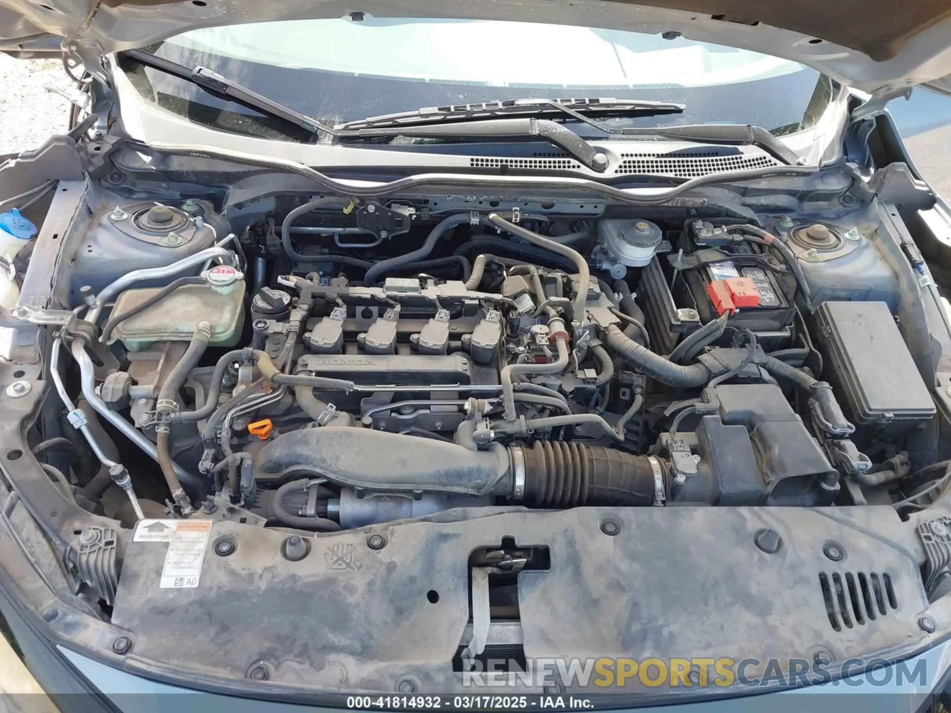 10 fotografías del automóvil dañado SHHFK7H48MU400947 HONDA CIVIC 2021