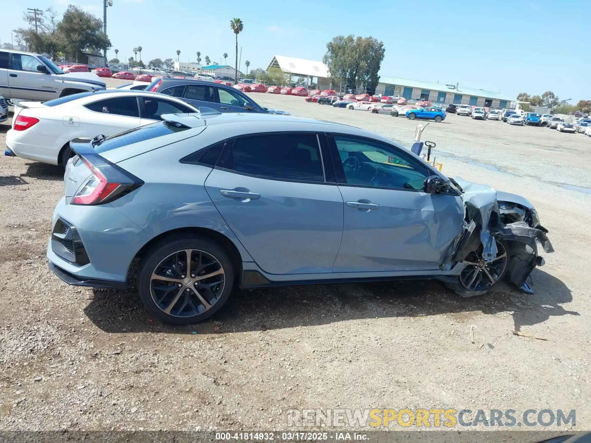 14 fotografías del automóvil dañado SHHFK7H48MU400947 HONDA CIVIC 2021